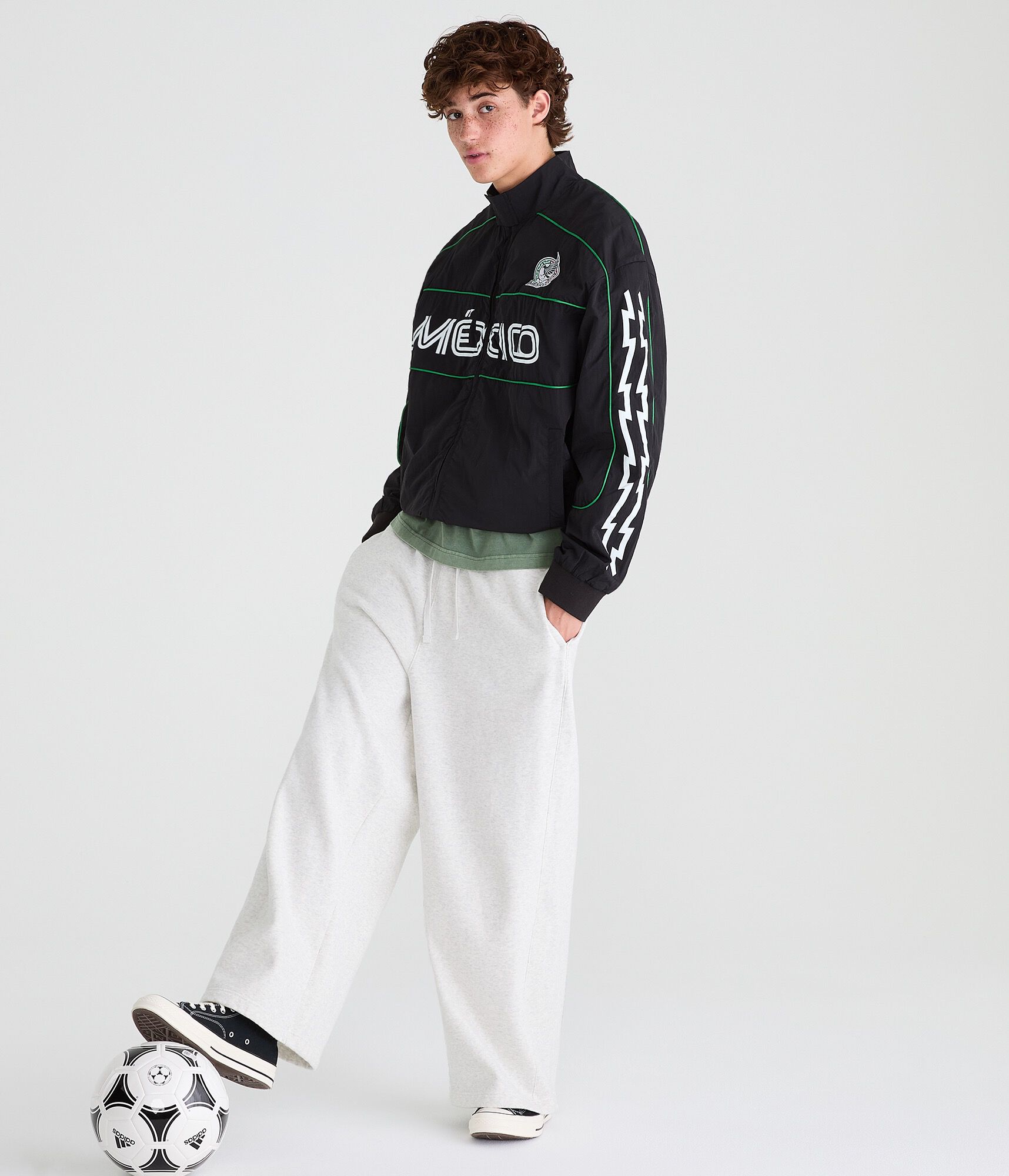 M&eacute;xico Soccer Full-Zip Track Jacket