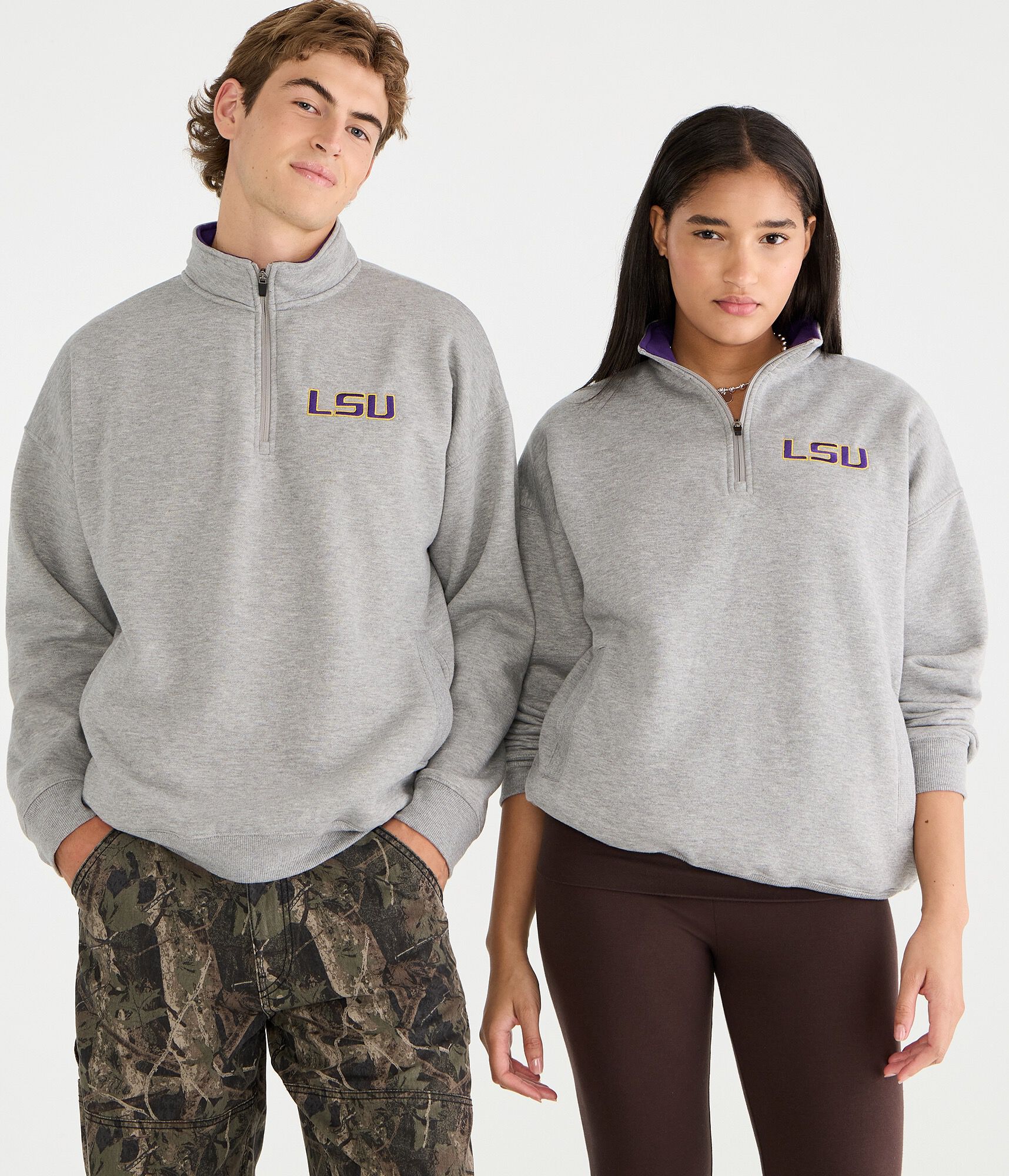 LSU Tigers Quarter-Zip Sweatshirt