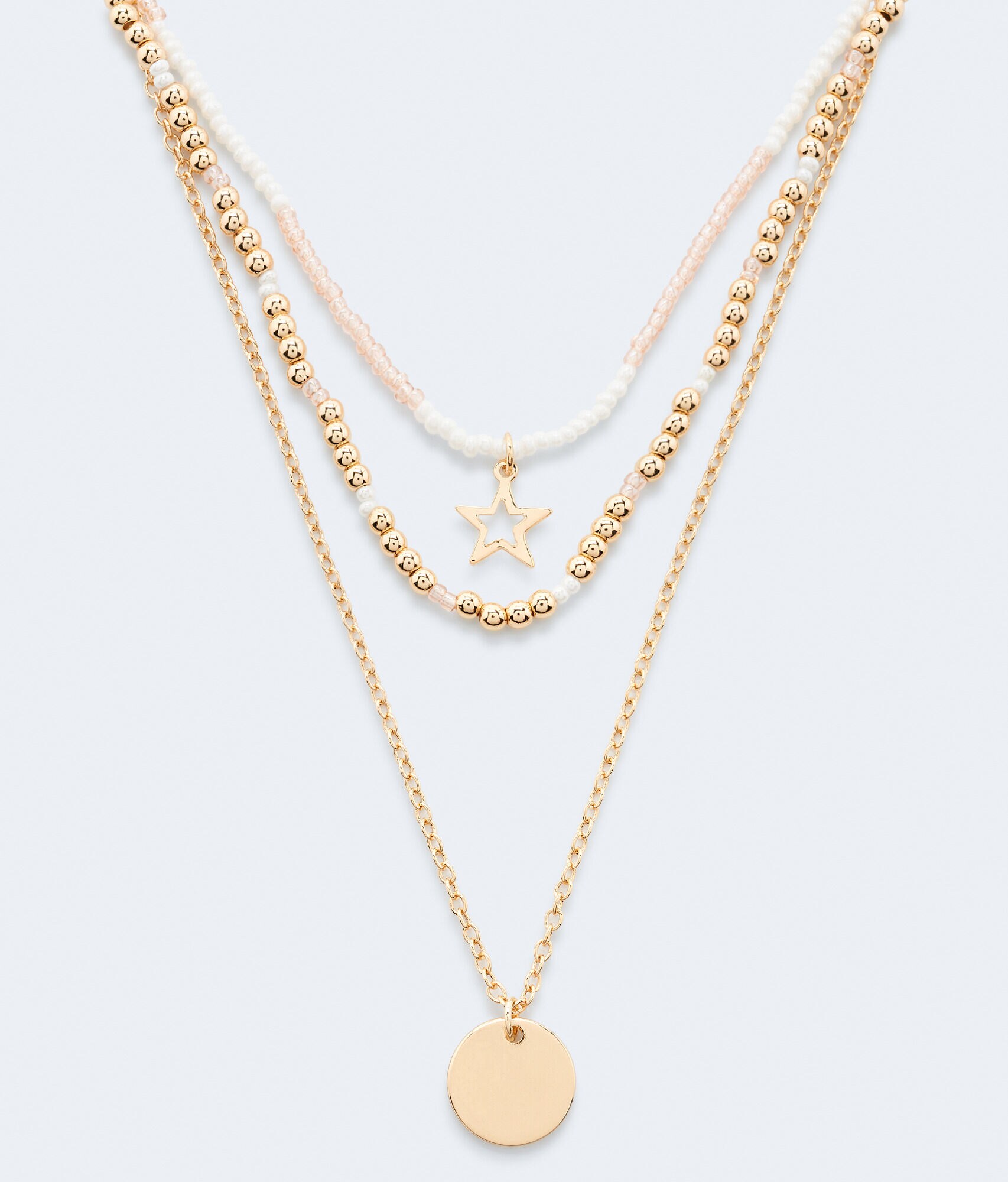 Brilliant Bead Necklace 3-Pack