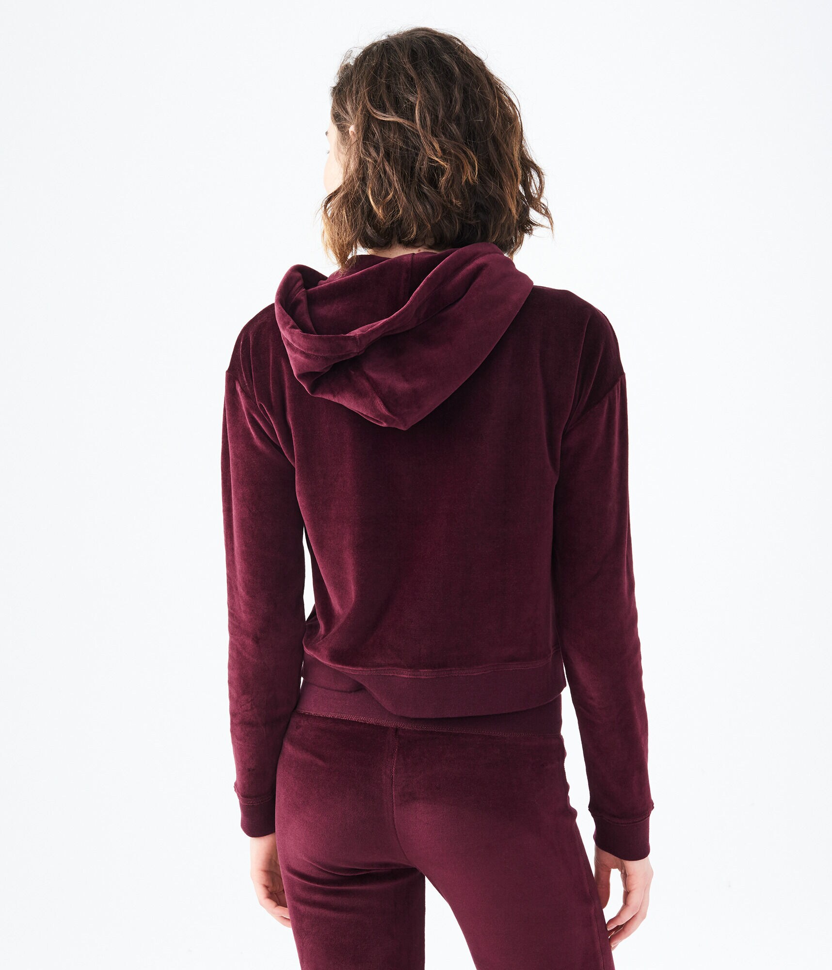Final Sale -Velour Full-Zip Hoodie