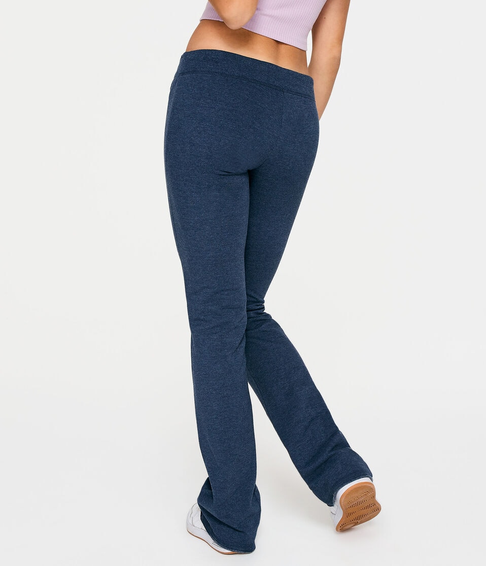 Aeropostale Script Low-Rise Fit & Flare Sweatpants