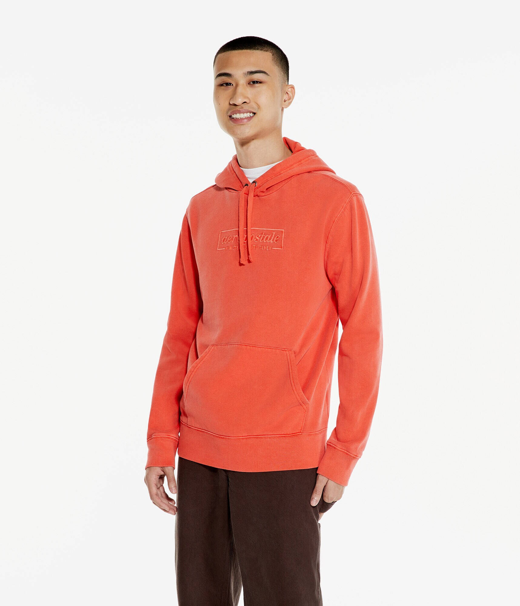 Aeropostale Script Logo Pullover Hoodie