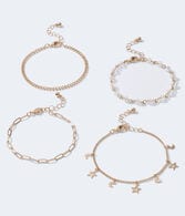 Celestial Chain Bracelet 4-Pack