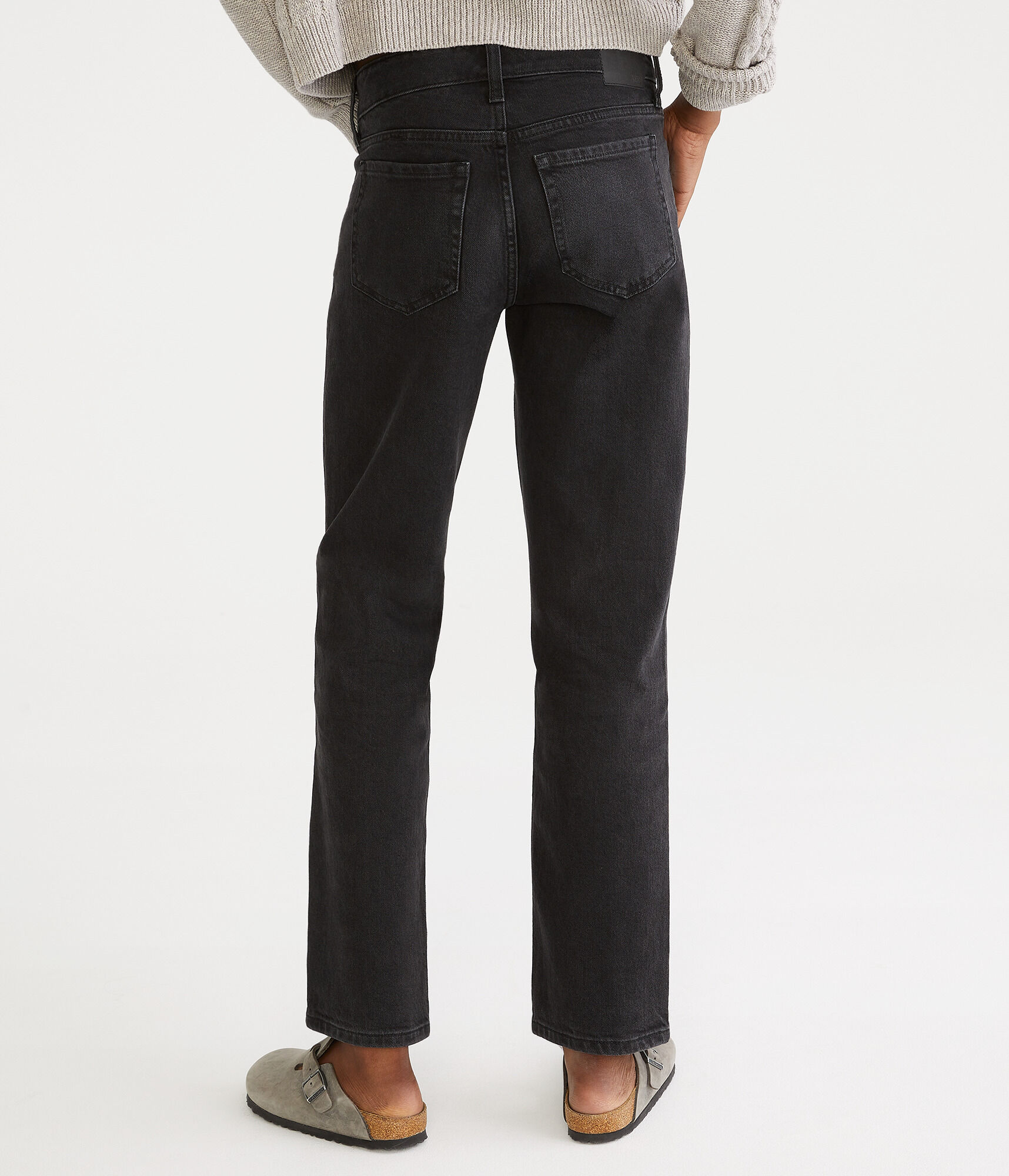 Mid-Rise Straight Ankle Jean