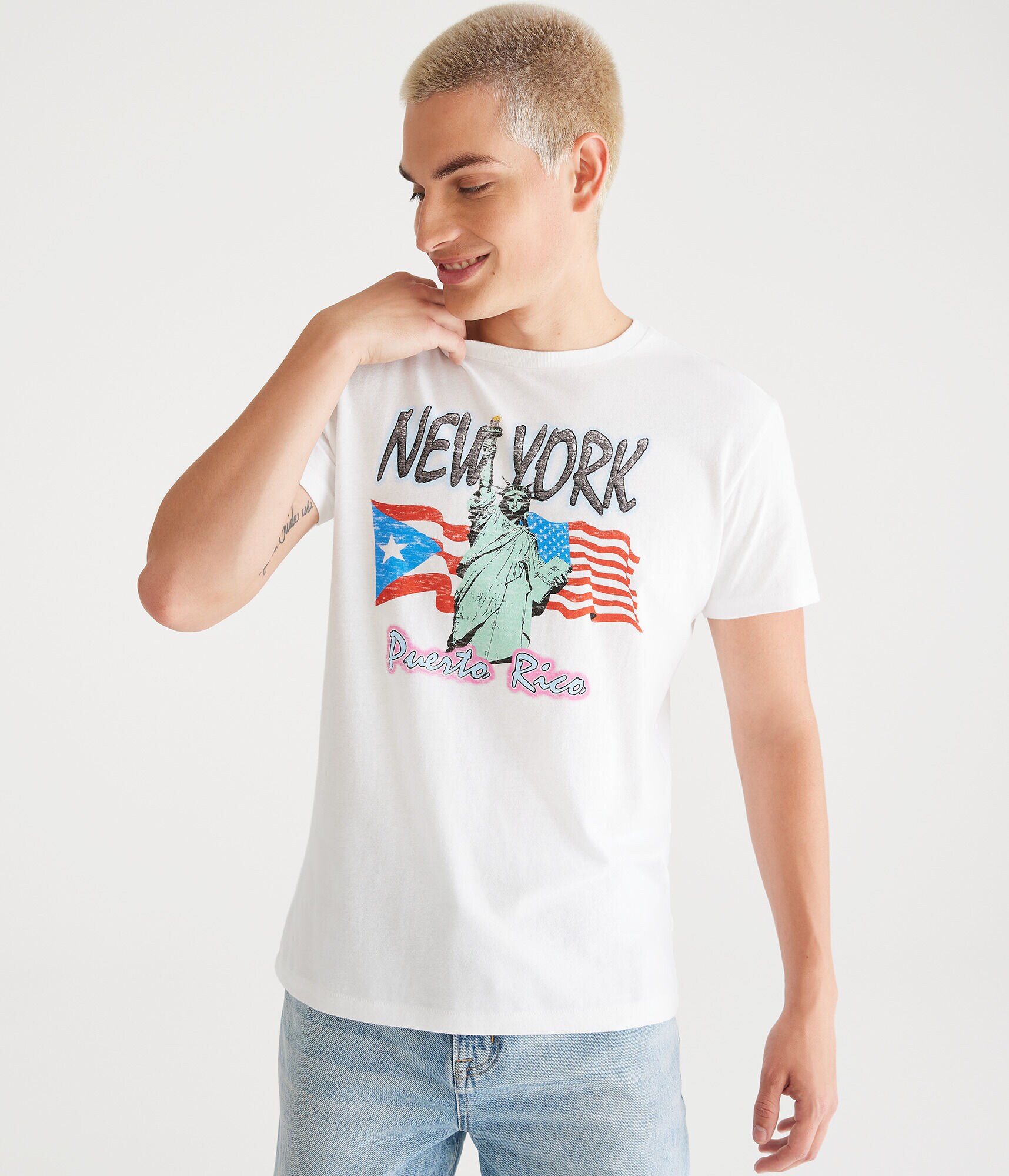 New York Puerto Rico Graphic Tee