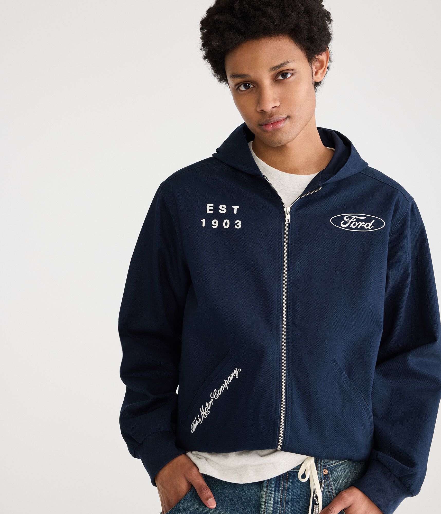 Ford Motor Company Hooded Full-Zip Jacket