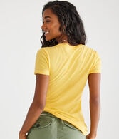 Aeropostale Script Foil Graphic Tee