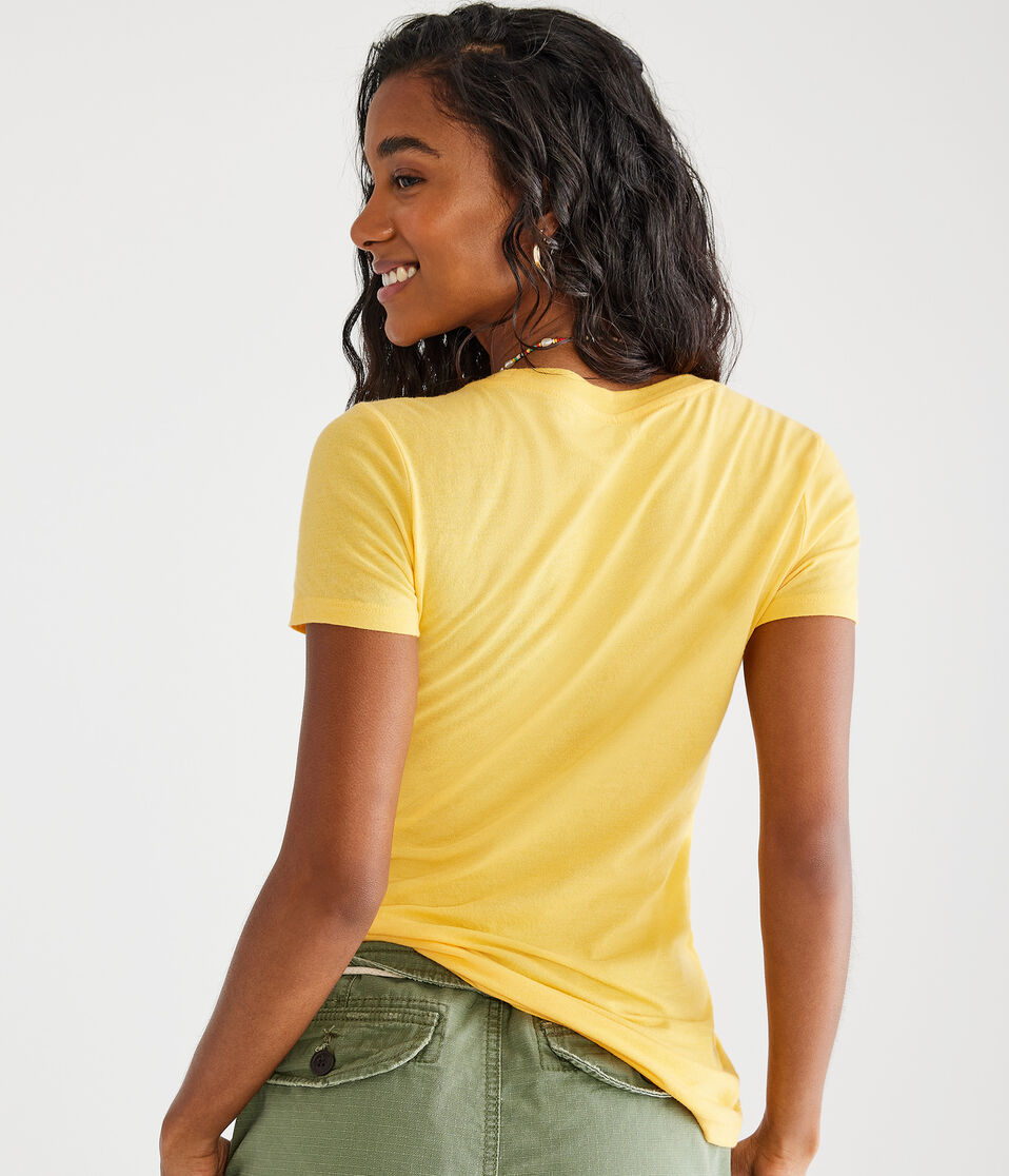 Aeropostale Script Foil Graphic Tee