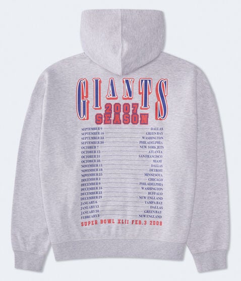 New York Giants 2007 Season Pullover Hoodie New York Giants 2007 Season Pullover Hoodie
