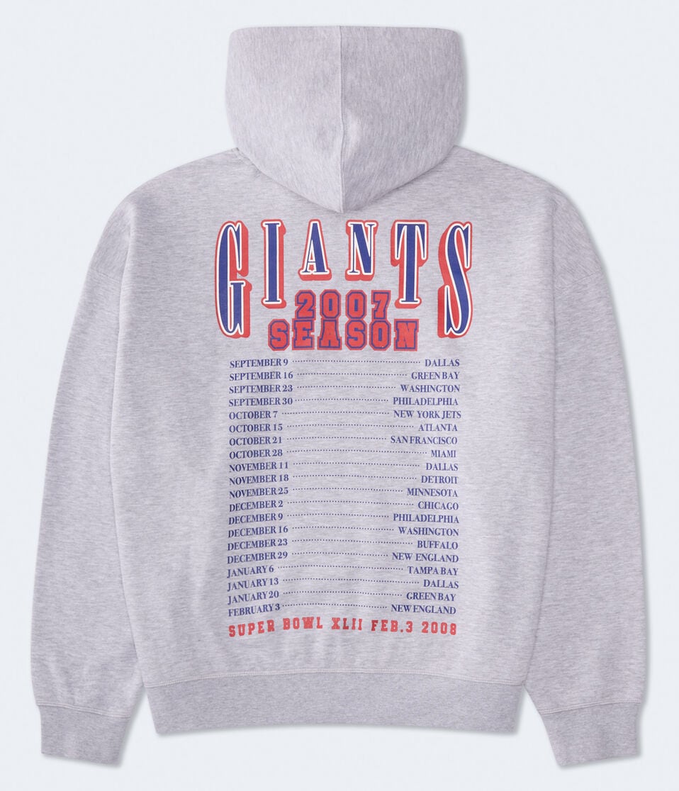 New York Giants 2007 Season Pullover Hoodie