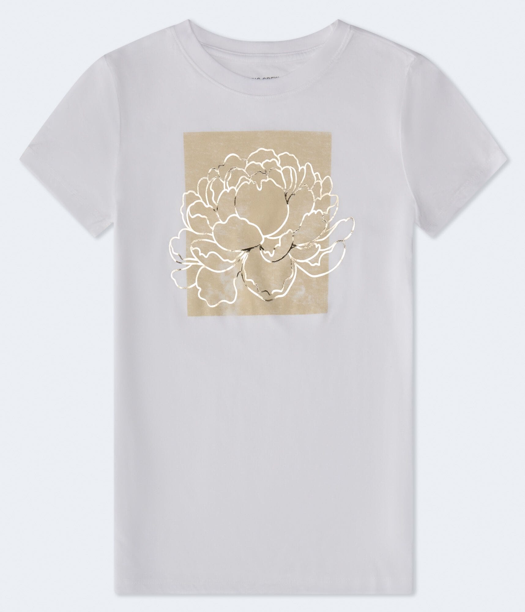 Floral Box Foil Graphic Tee