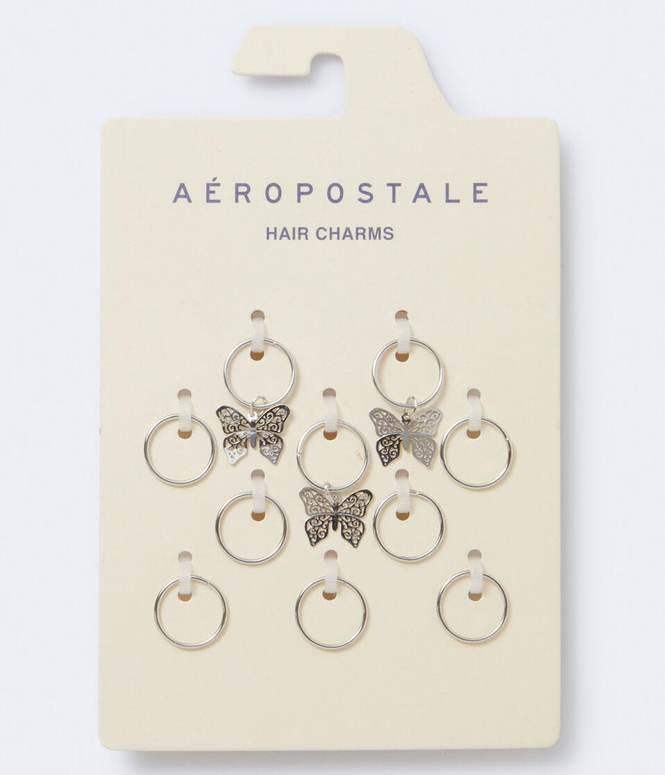 Butterfly Hair Charm 10-Pack