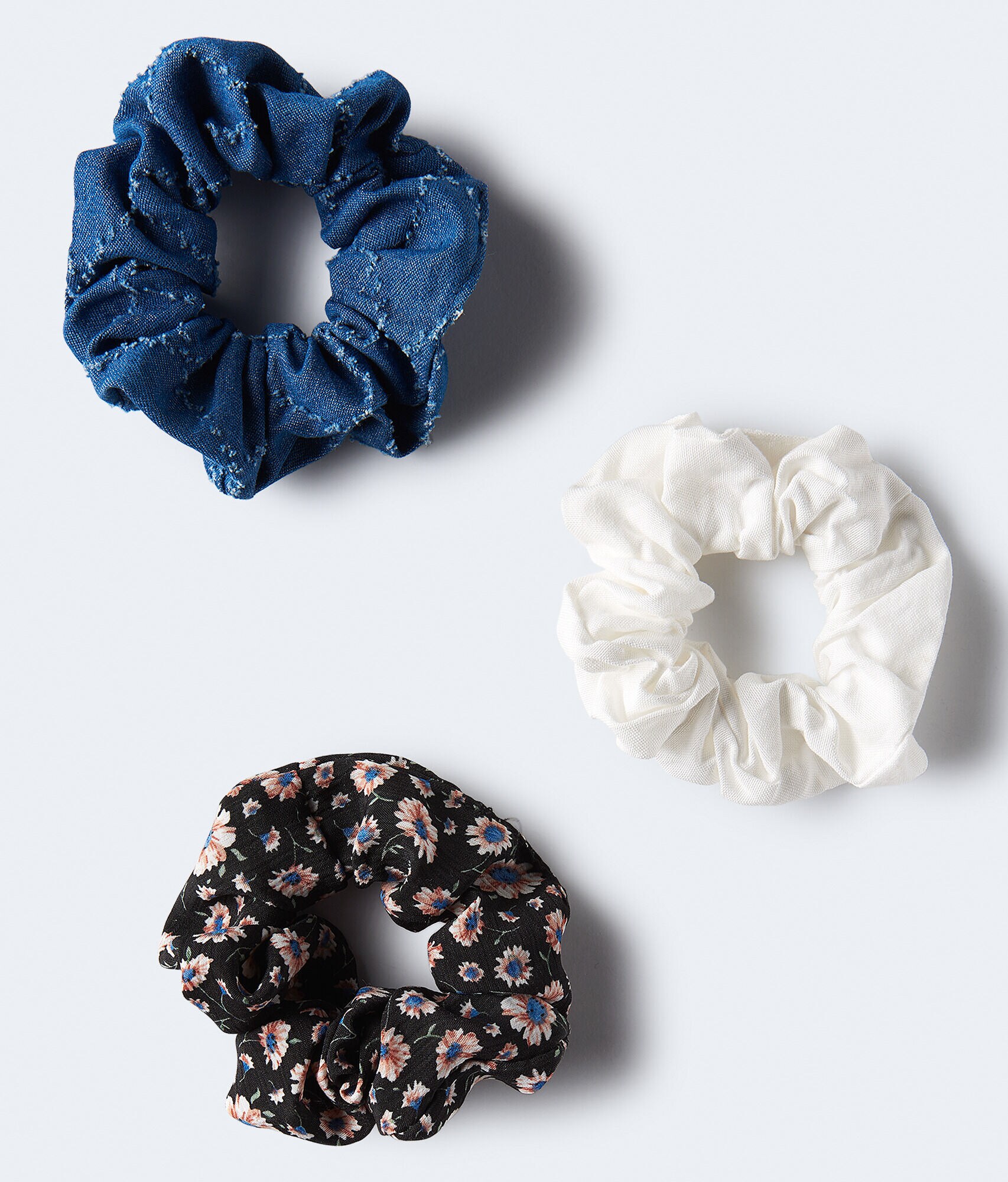 Floral Scrunchie 3-Pack