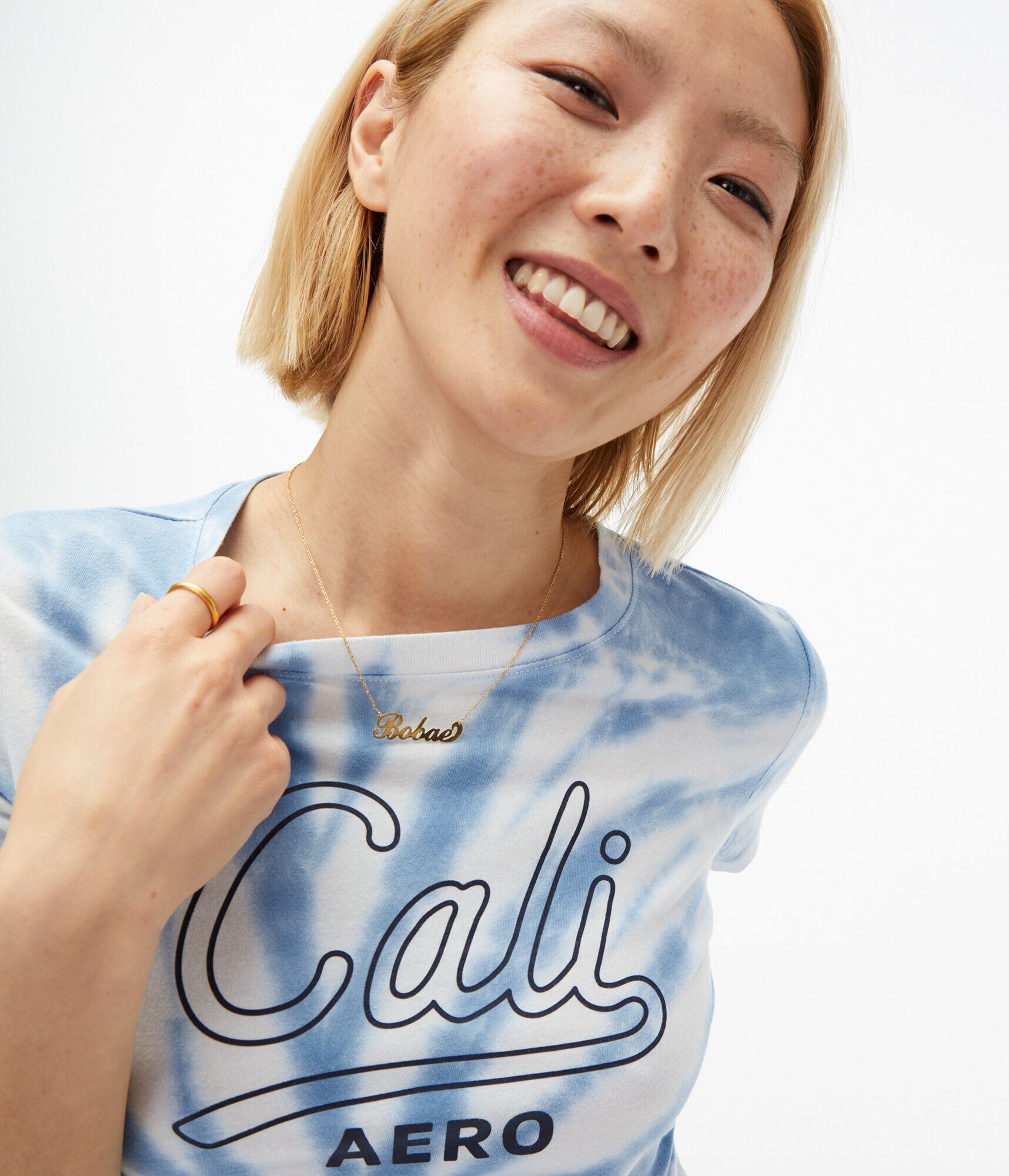Cali Aero Tie-Dye Graphic Tee