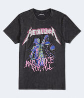 Metallica And Justice For All Relaxed Graphic Tee