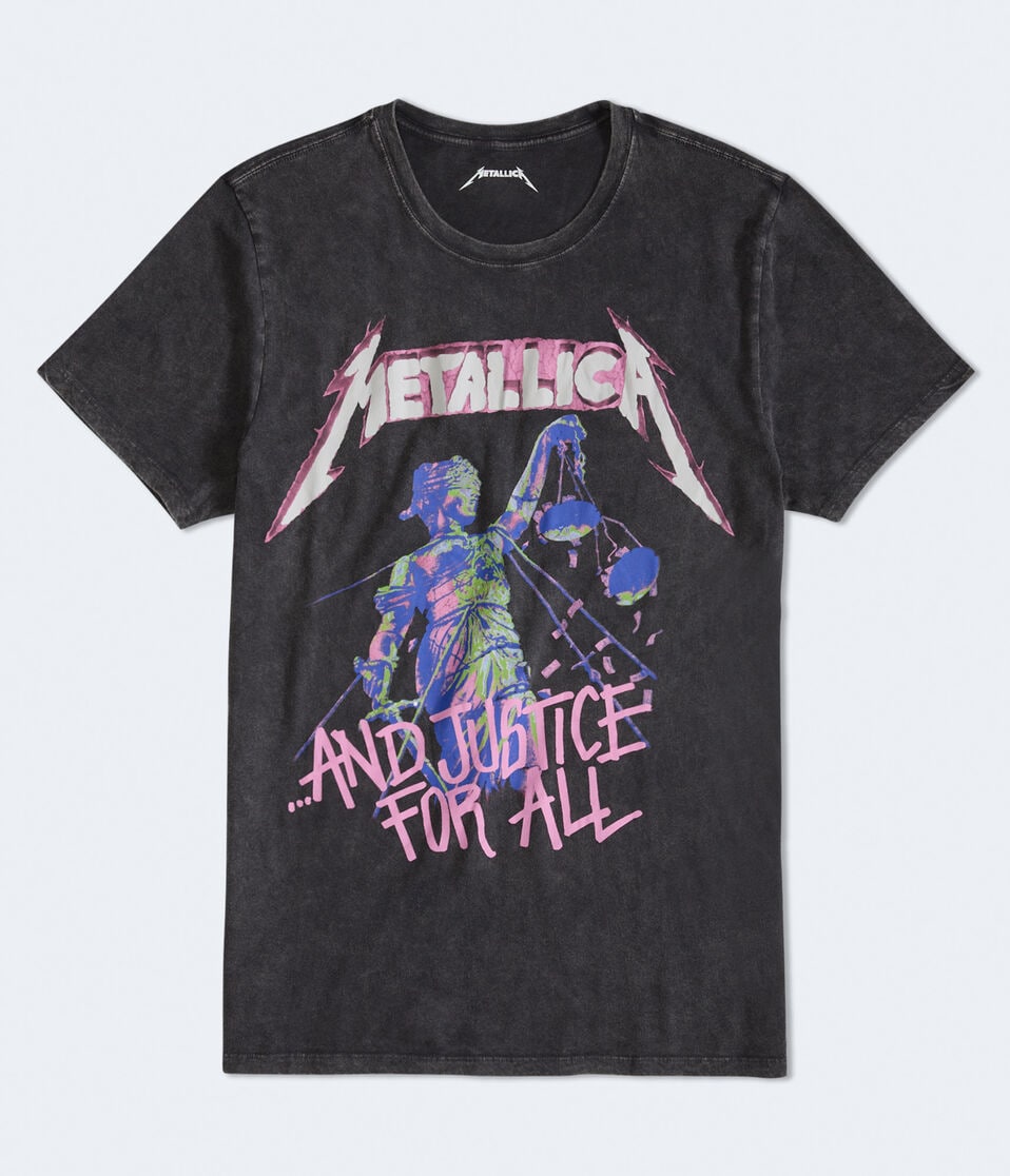Metallica And Justice For All Relaxed Graphic Tee