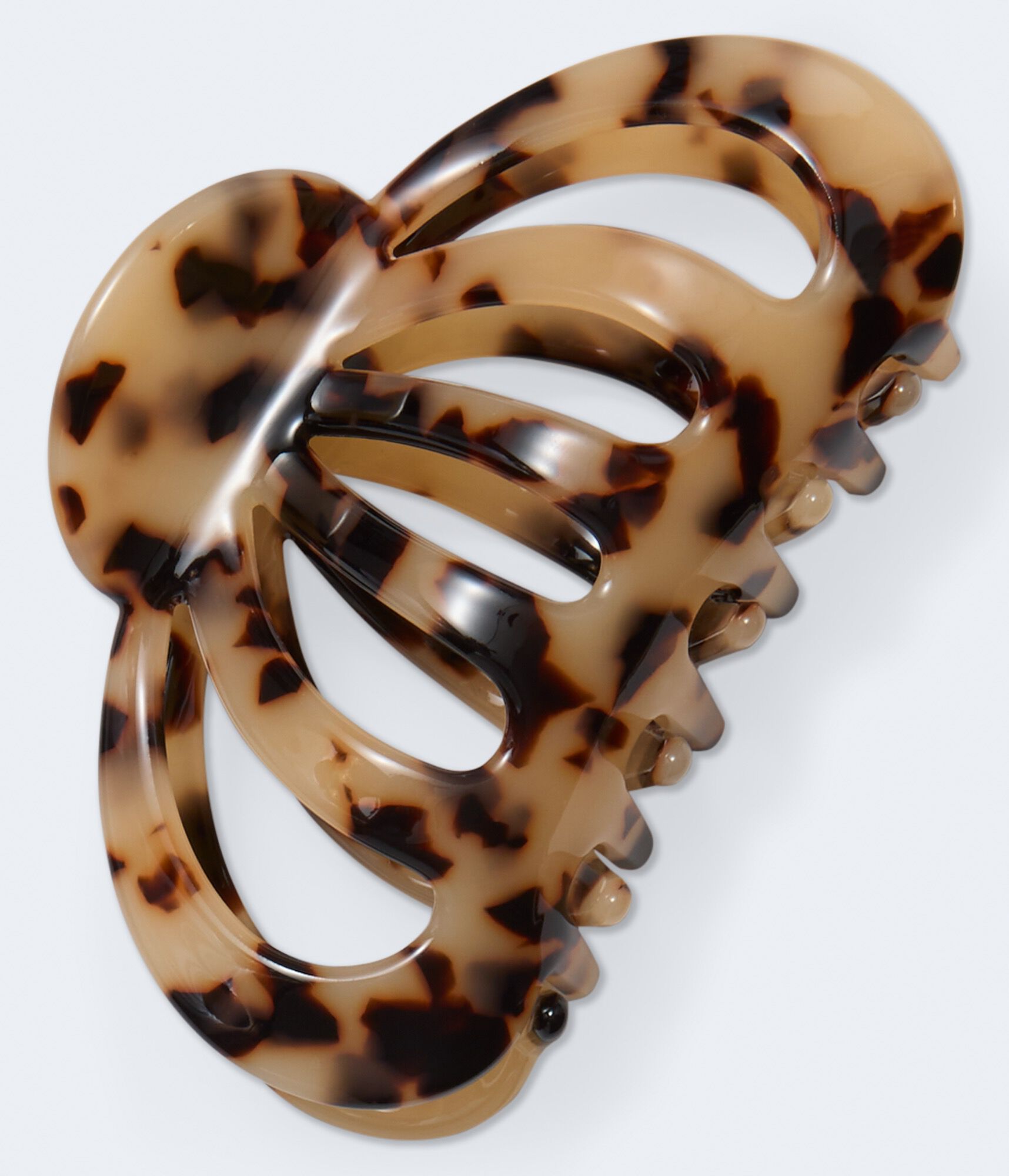 Tortoiseshell Moon Claw Hair Clip