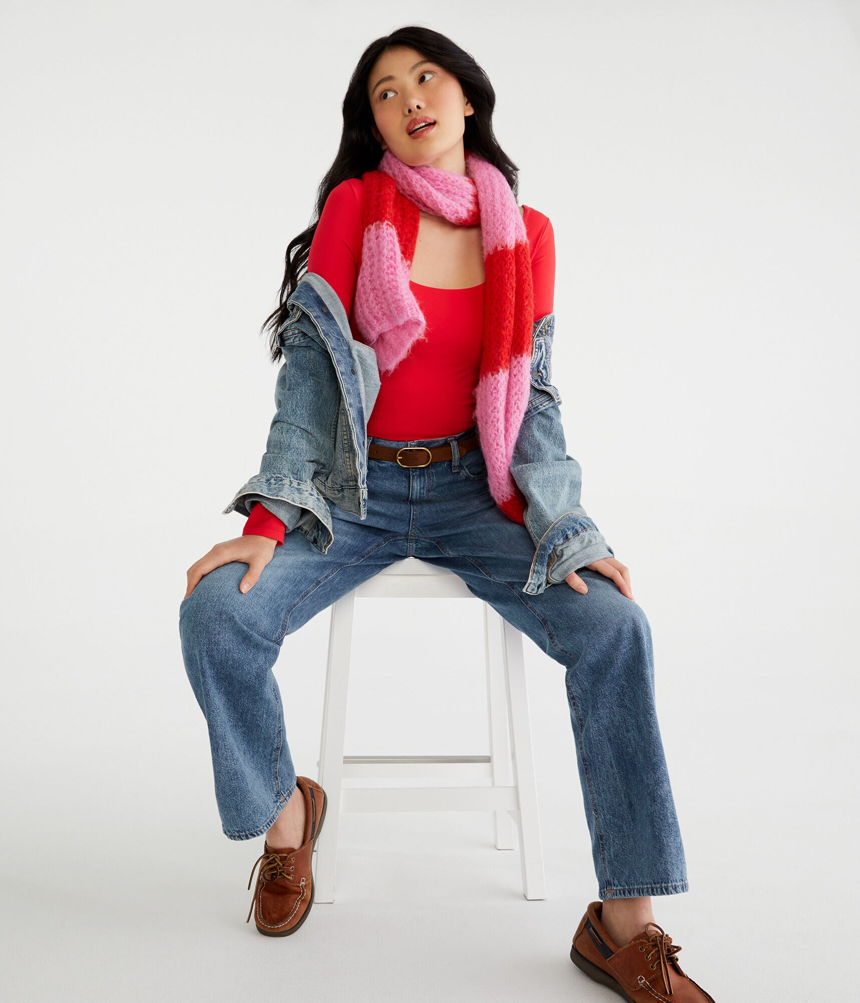 Long Sleeve Seriously Soft Sculpt Scoop-Neck Tee