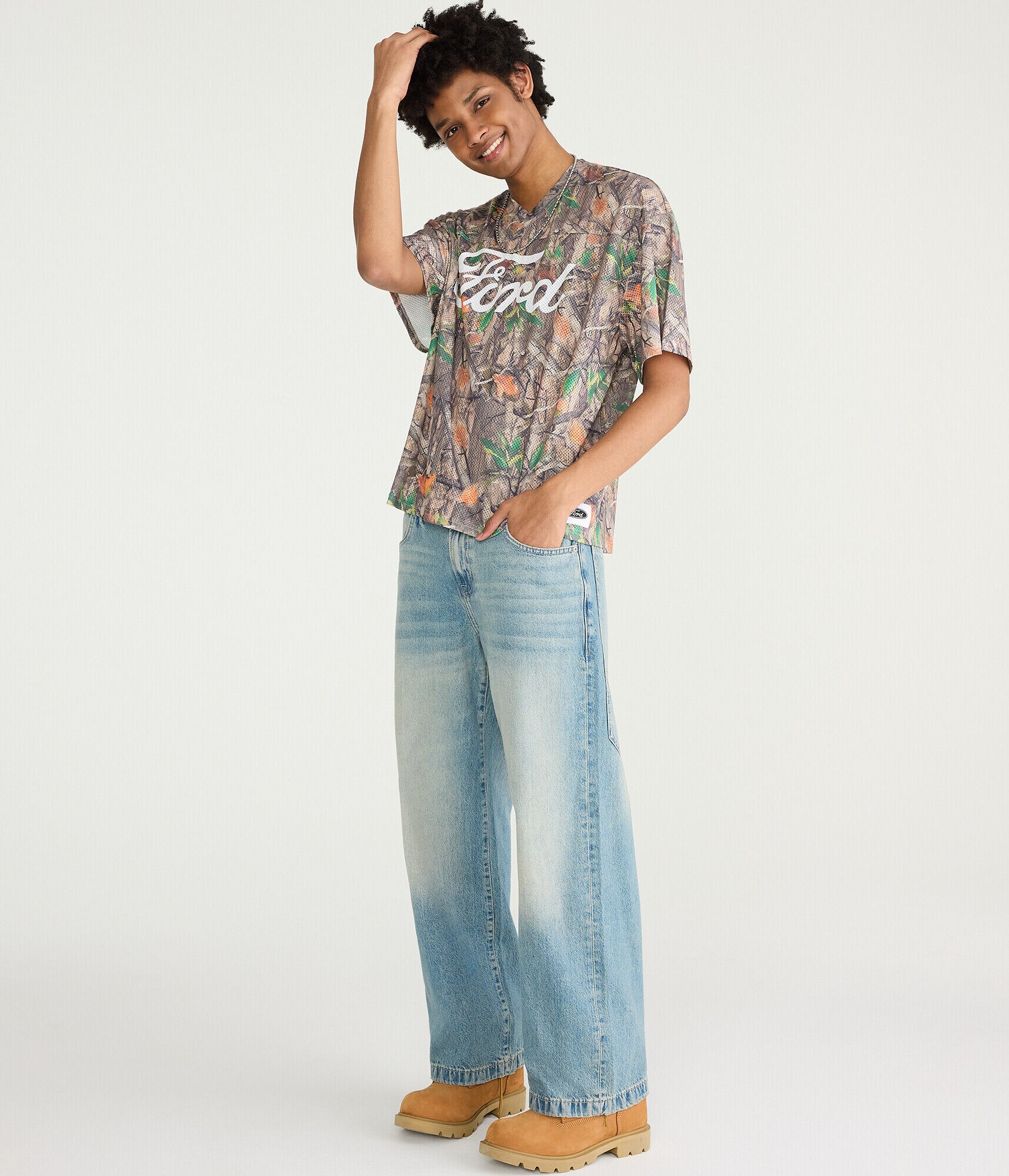 Ford Forest Camo V-Neck Jersey