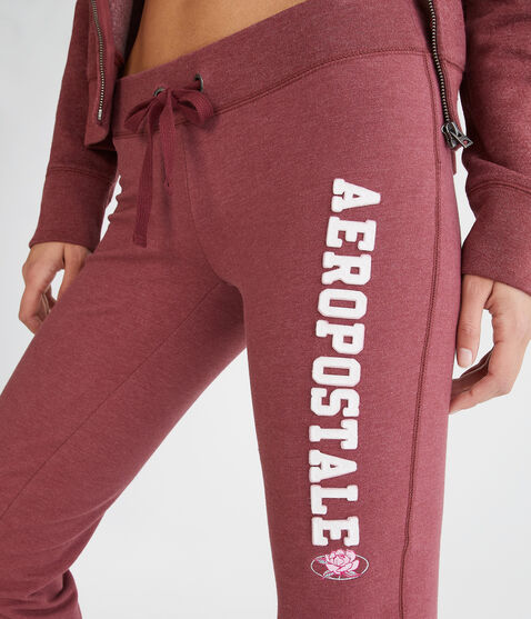 Aeropostale Rose Fit & Flare Sweatpants Aeropostale Rose Fit & Flare Sweatpants