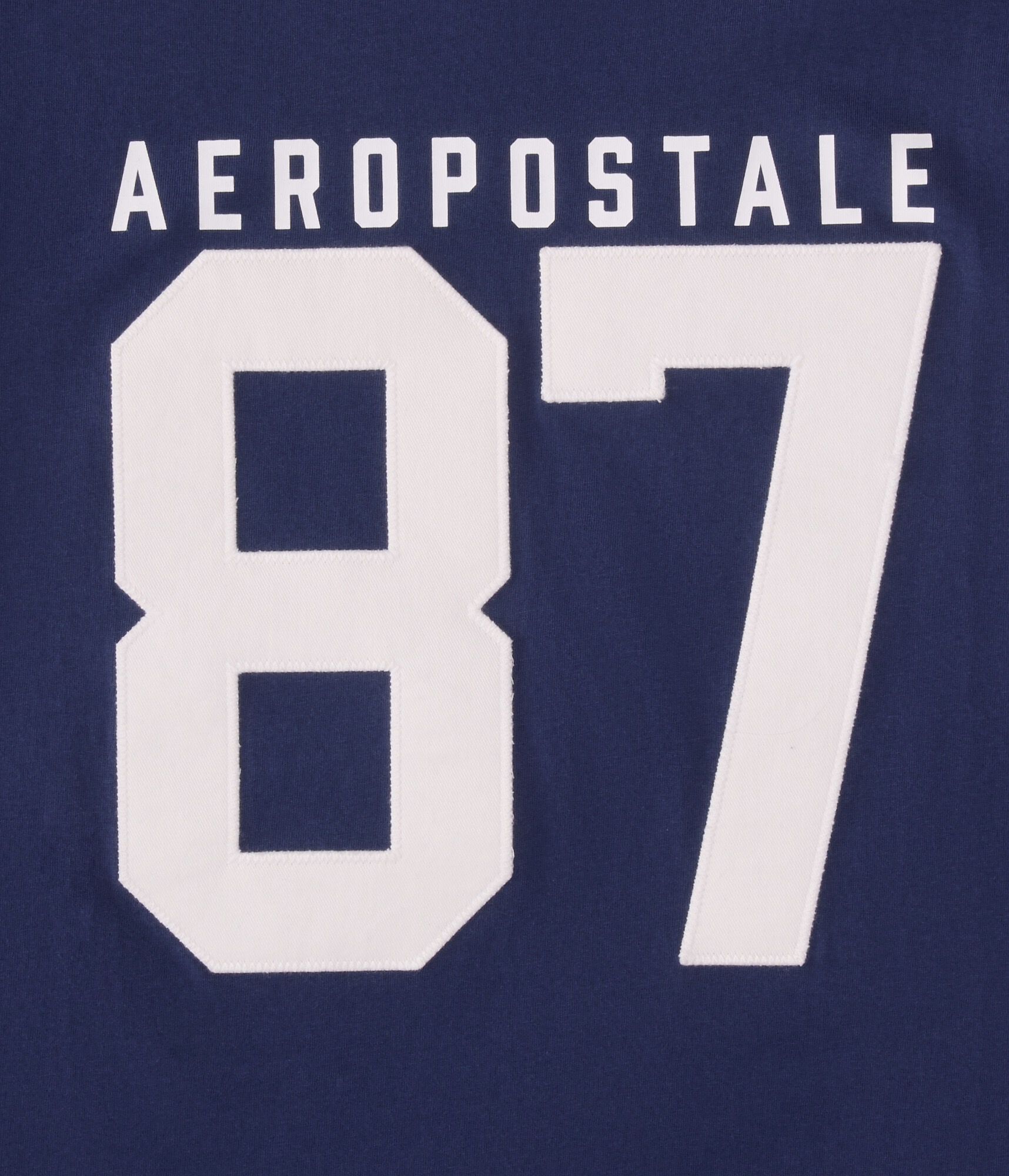 Aeropostale Large 87 Appliqu&eacute; Graphic Tee