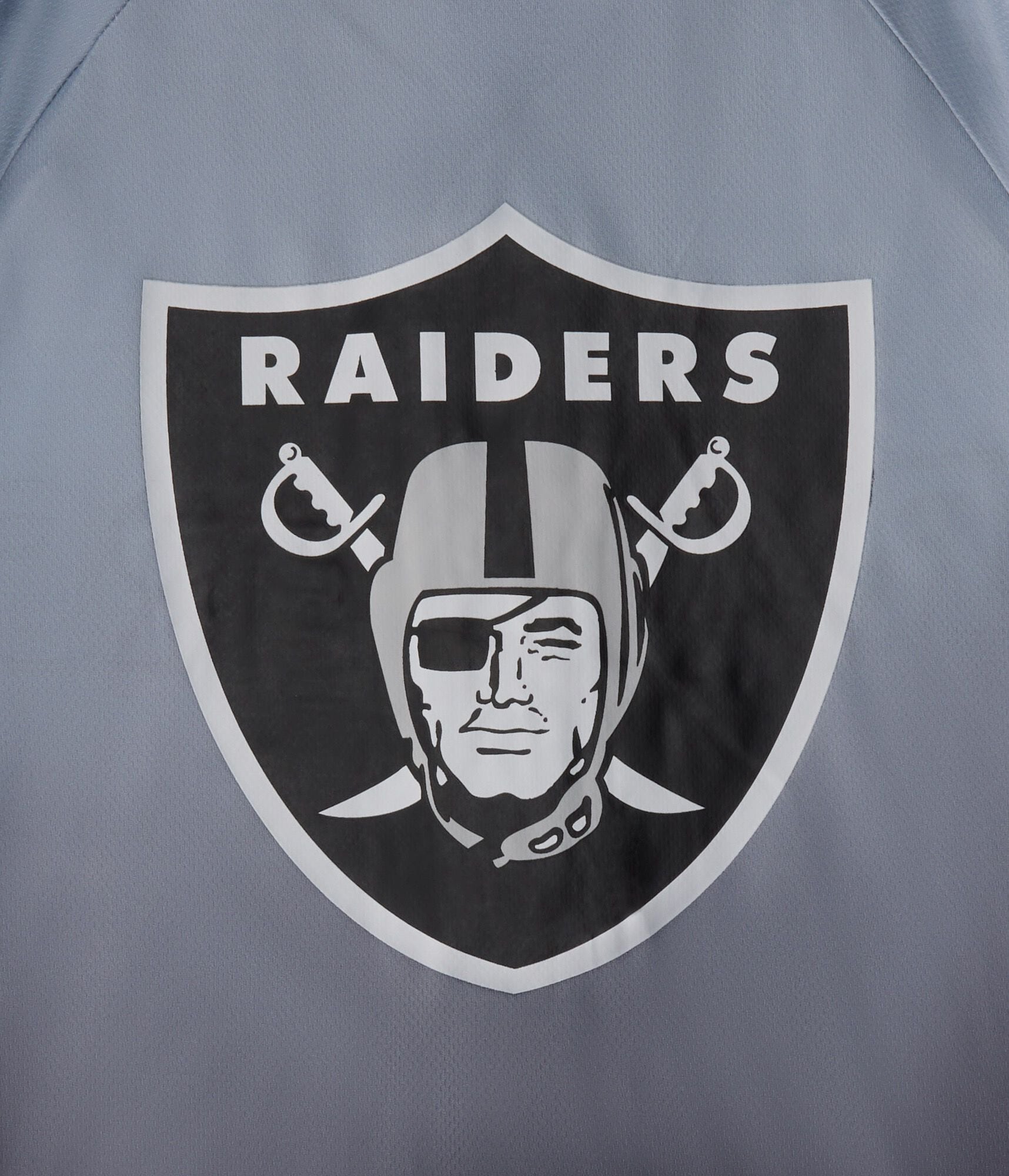 Las Vegas Raiders Ombré Baseball Top