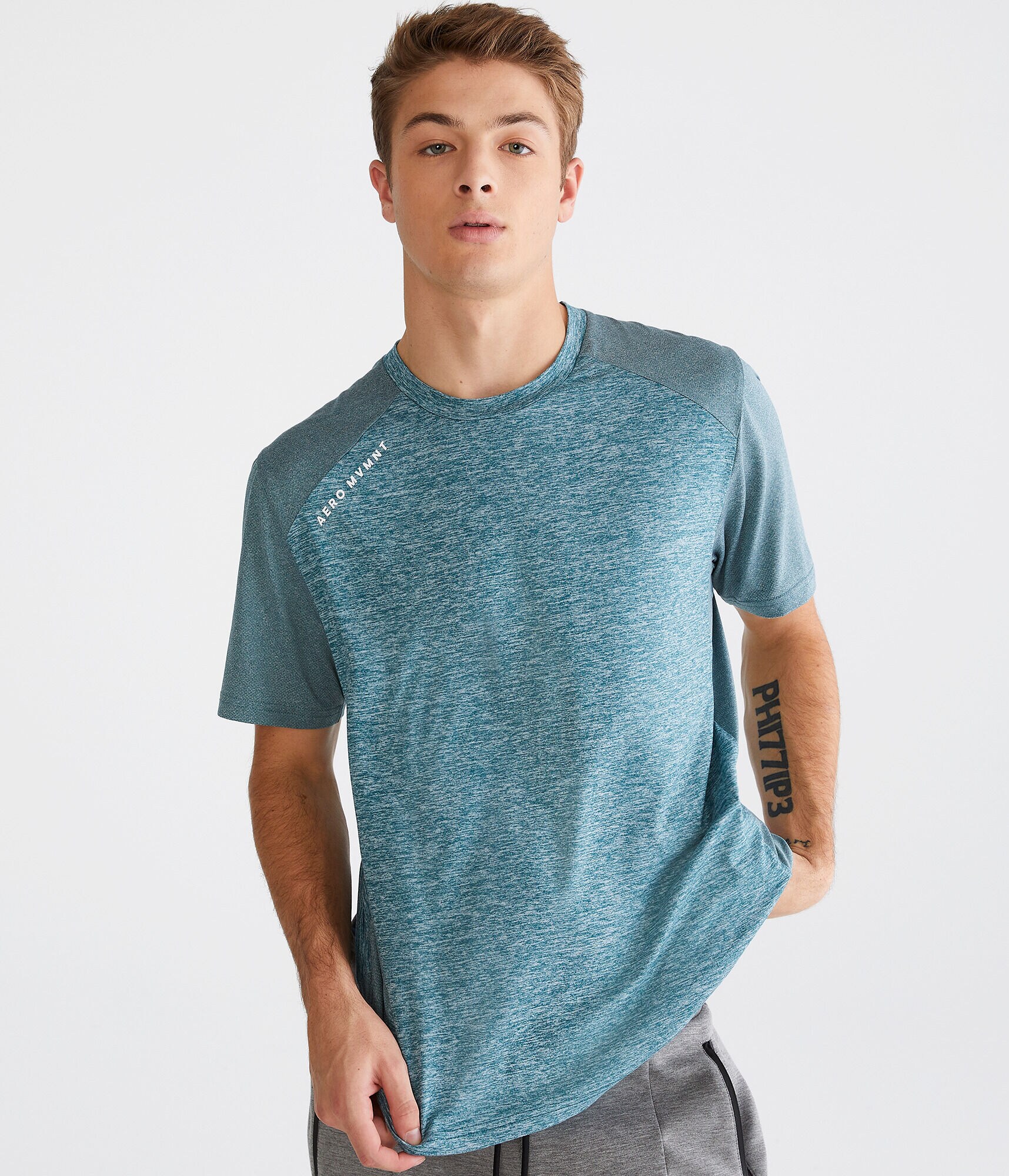 Aero MVMNT Logo Crew Tee