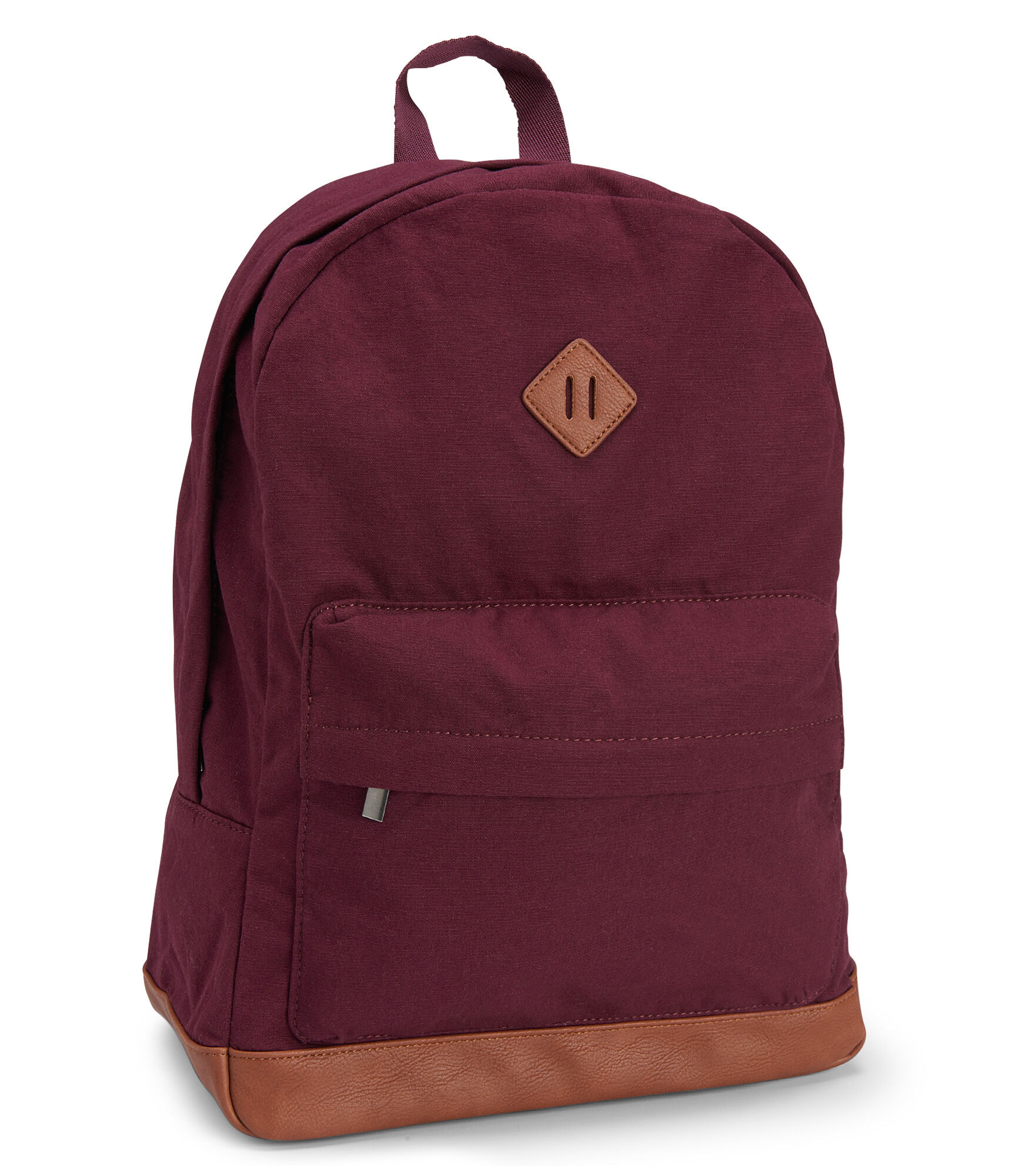 Solid Canvas Backpack