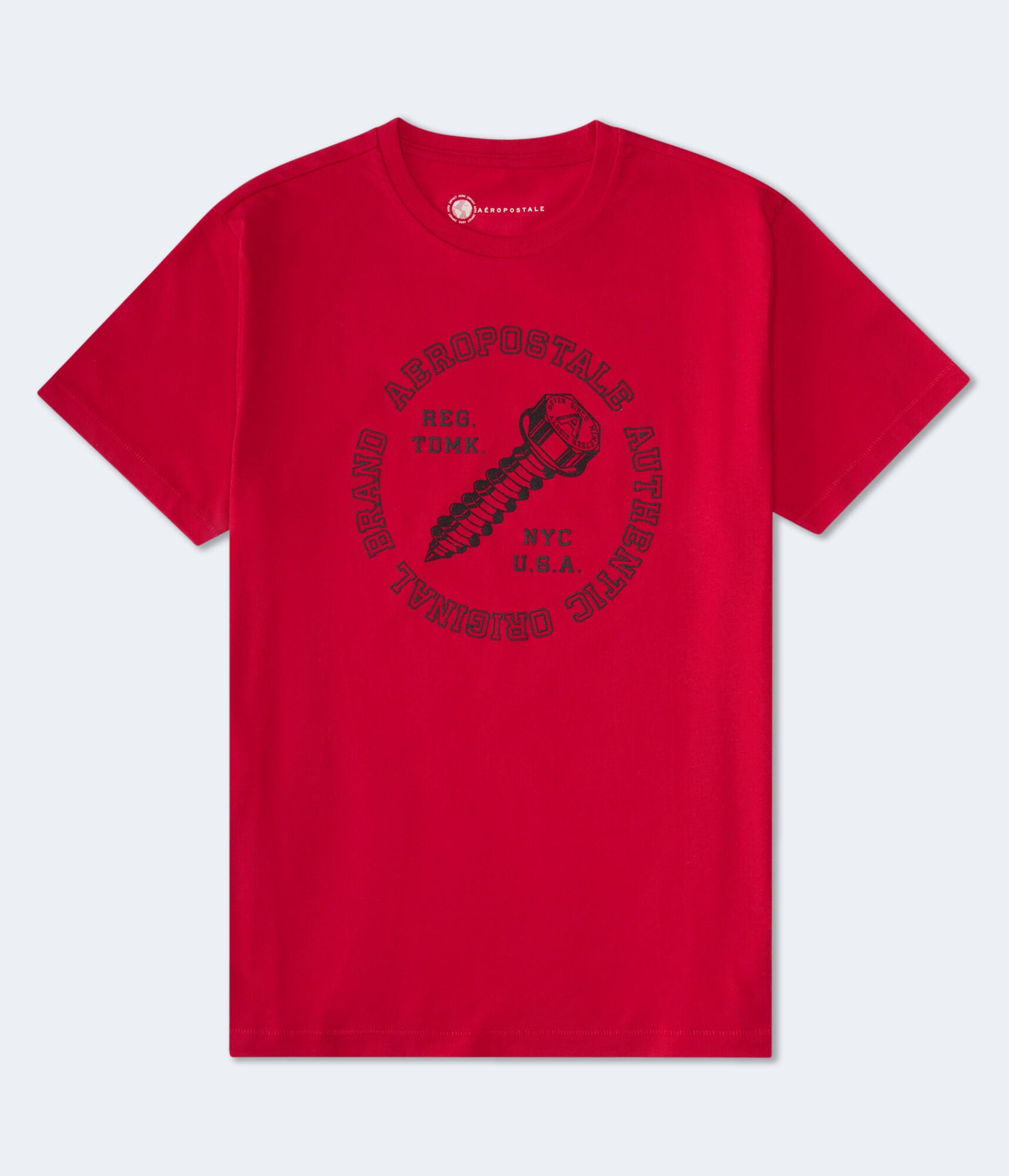 Aeropostale Screw Logo Graphic Tee
