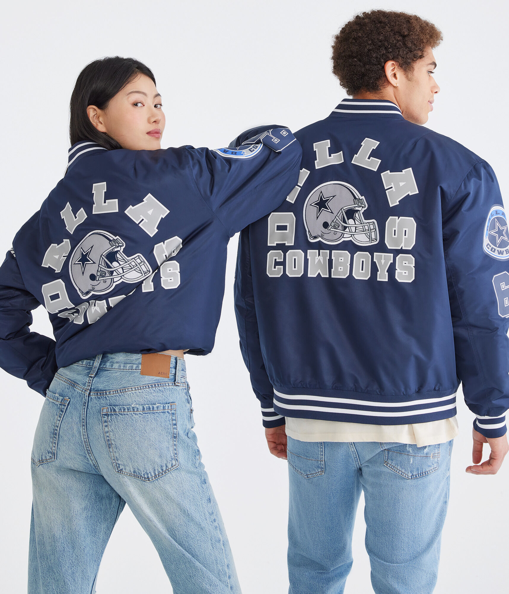 Dallas Cowboys Helmet Bomber Jacket