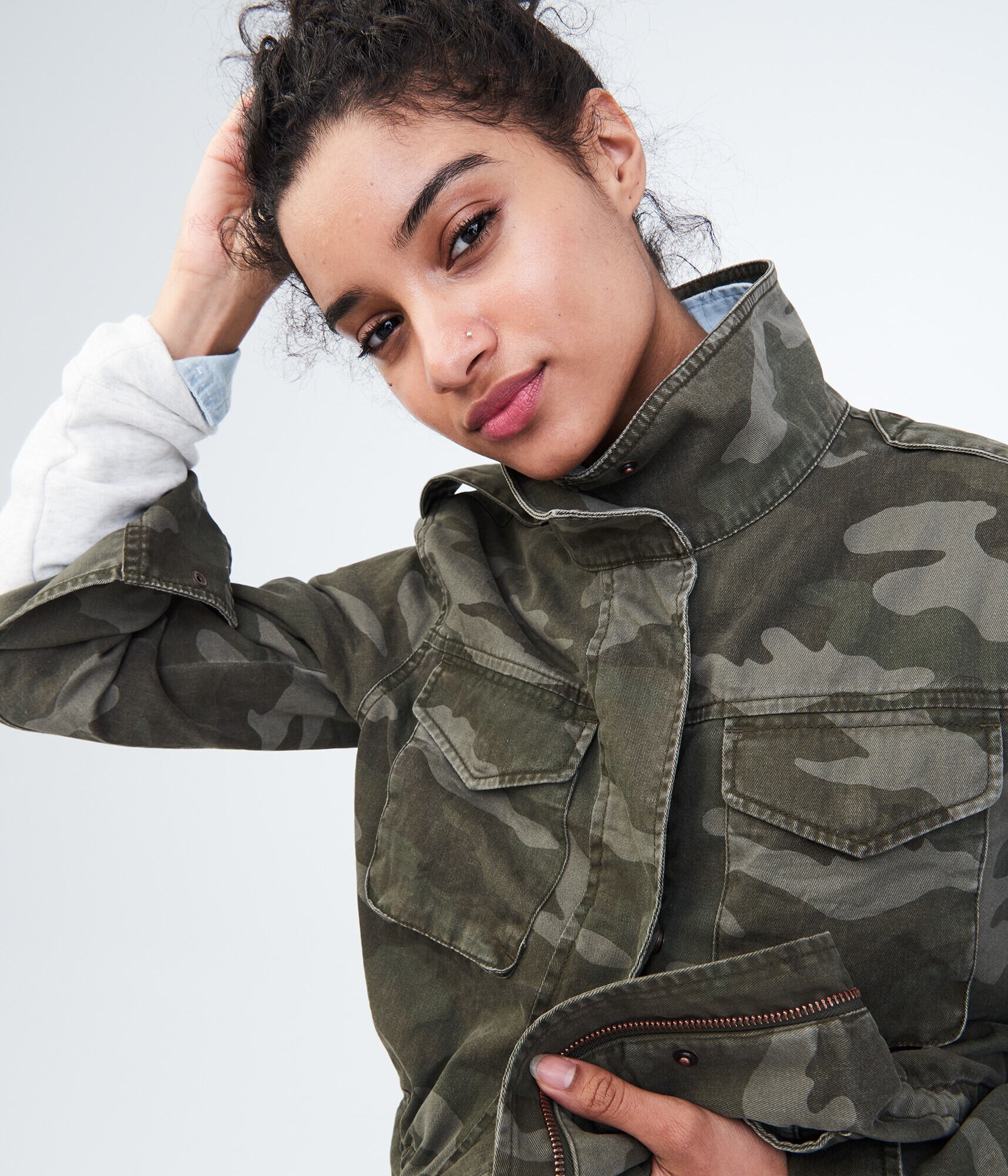 Camo Twill Parka