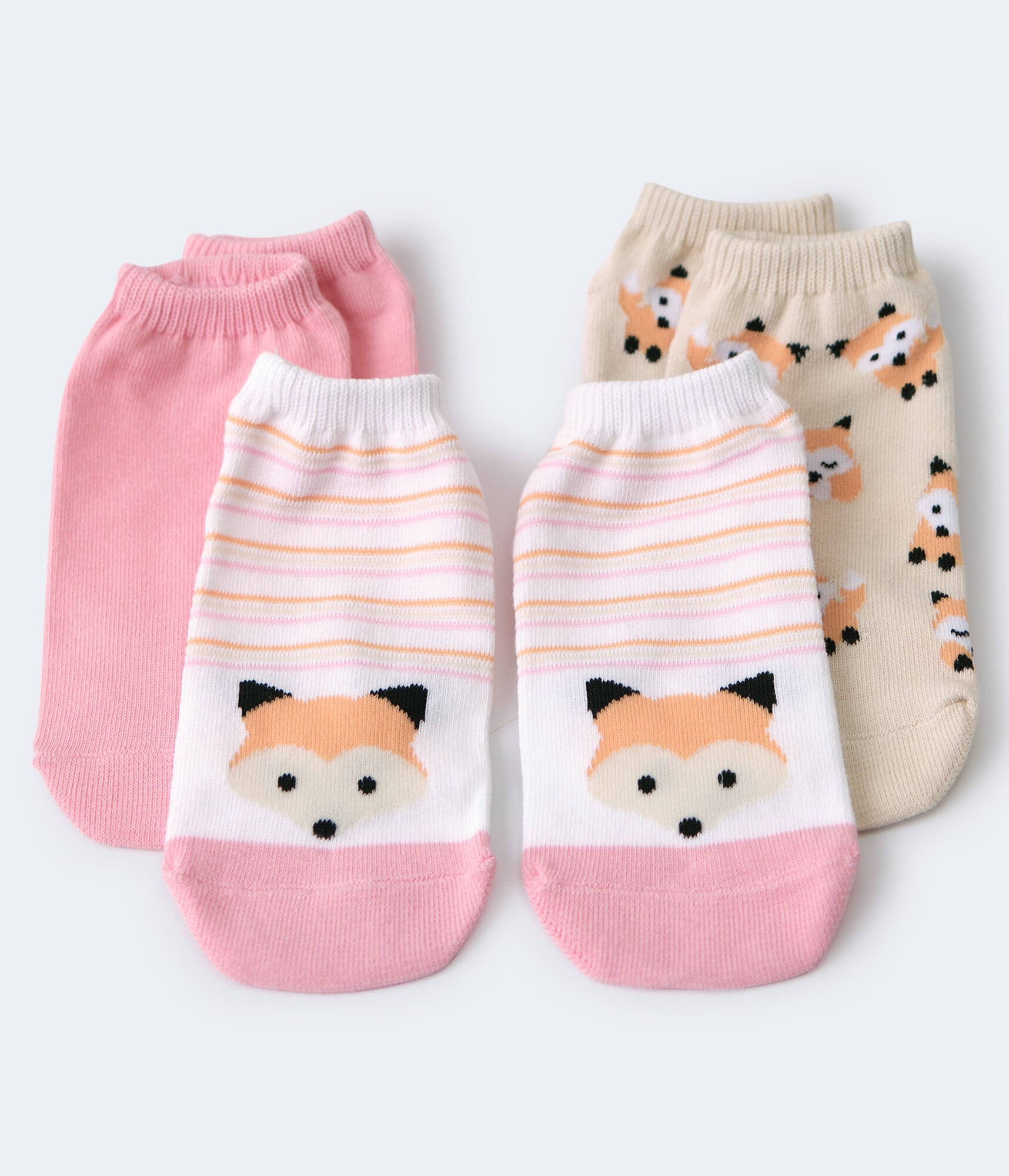 Fox Ankle Sock 3-Pack***
