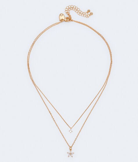 Rhinestone Star Necklace 2-Pack Rhinestone Star Necklace 2-Pack