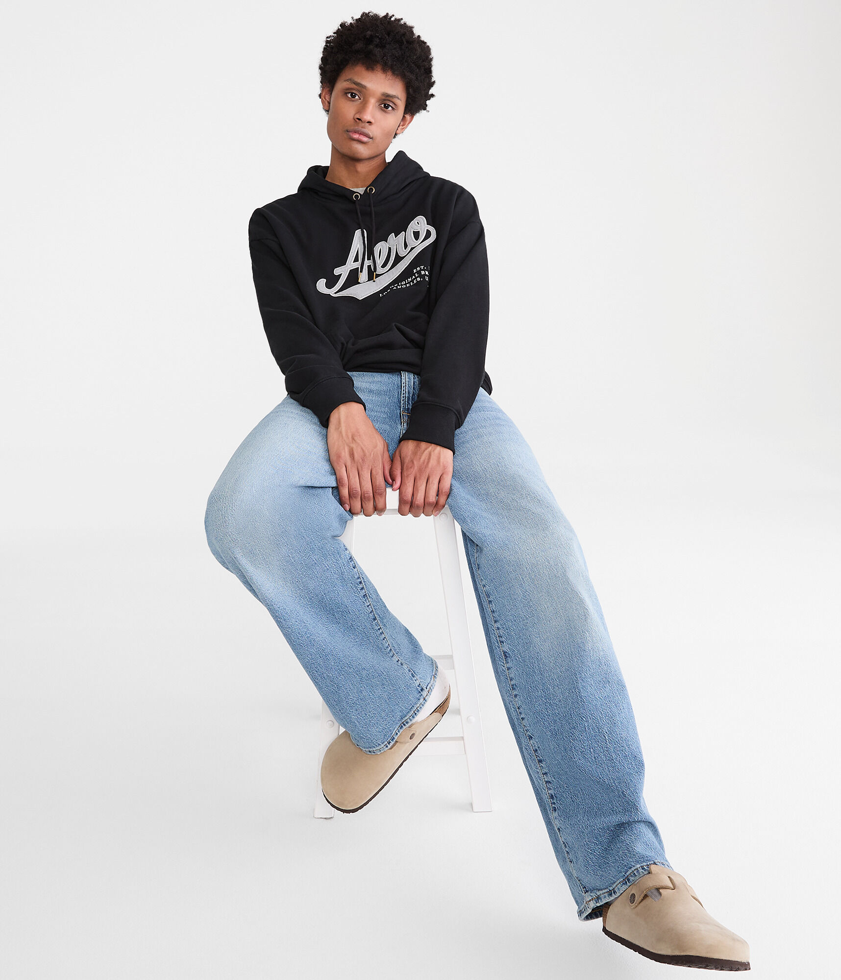 Aero Script Heritage Pullover Hoodie