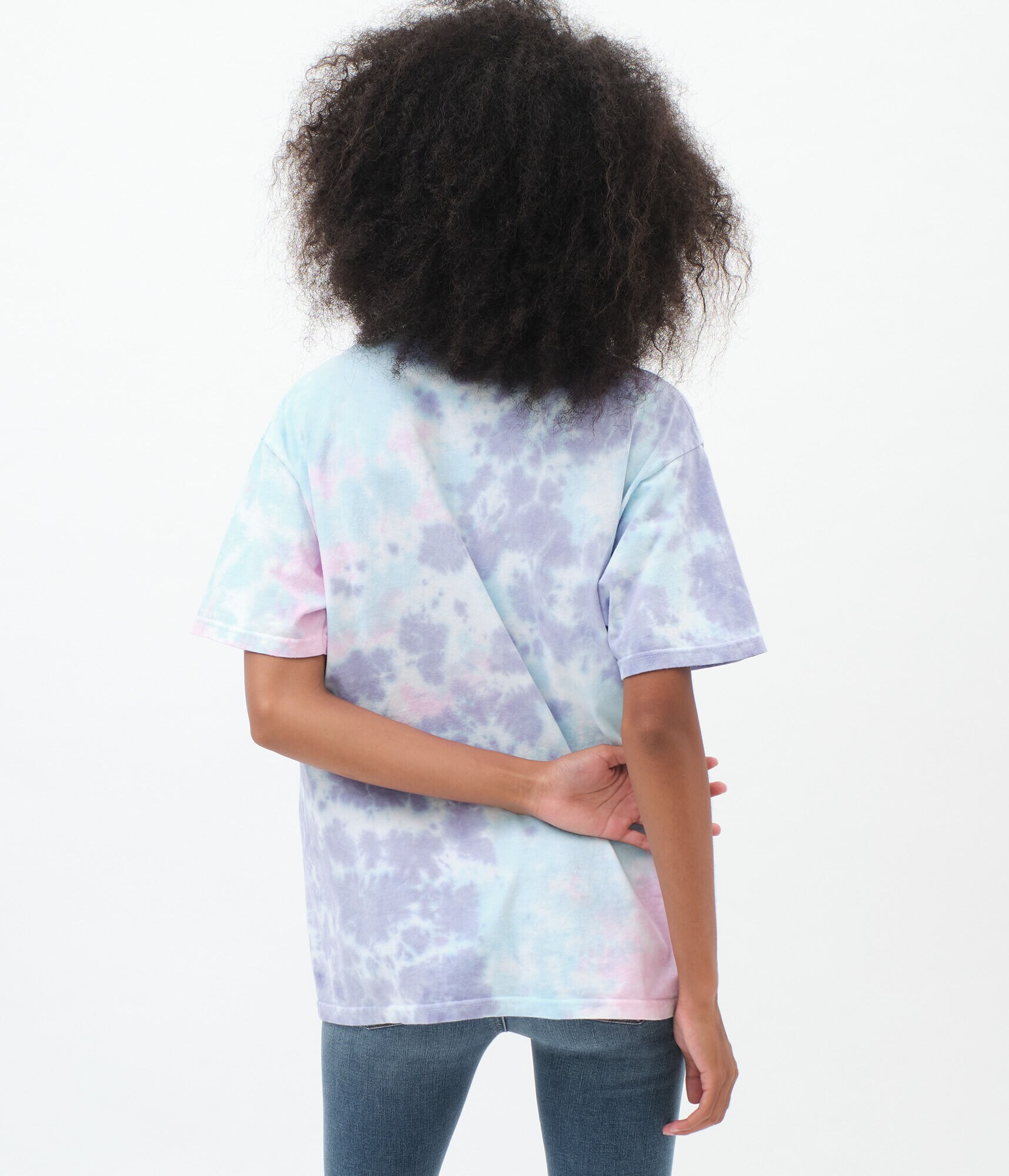 SpongeBob's Crew Tie-Dye Boyfriend Graphic Tee***
