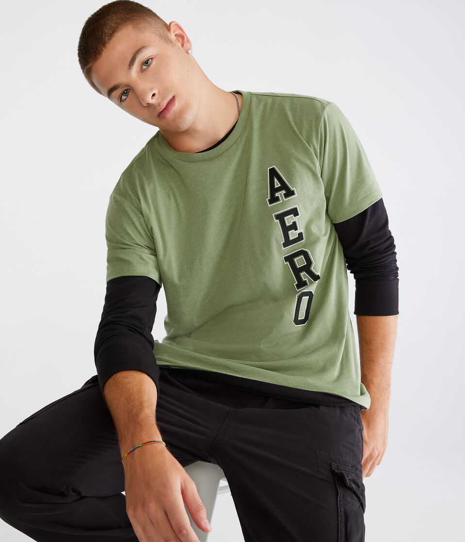 Vertical Aero Appliqué Graphic Tee