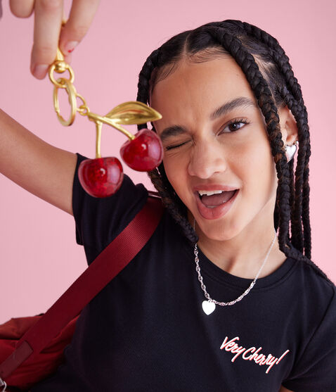 Cherry Coke Very Cherry Graphic Baby Tee Cherry Coke Very Cherry Graphic Baby Tee