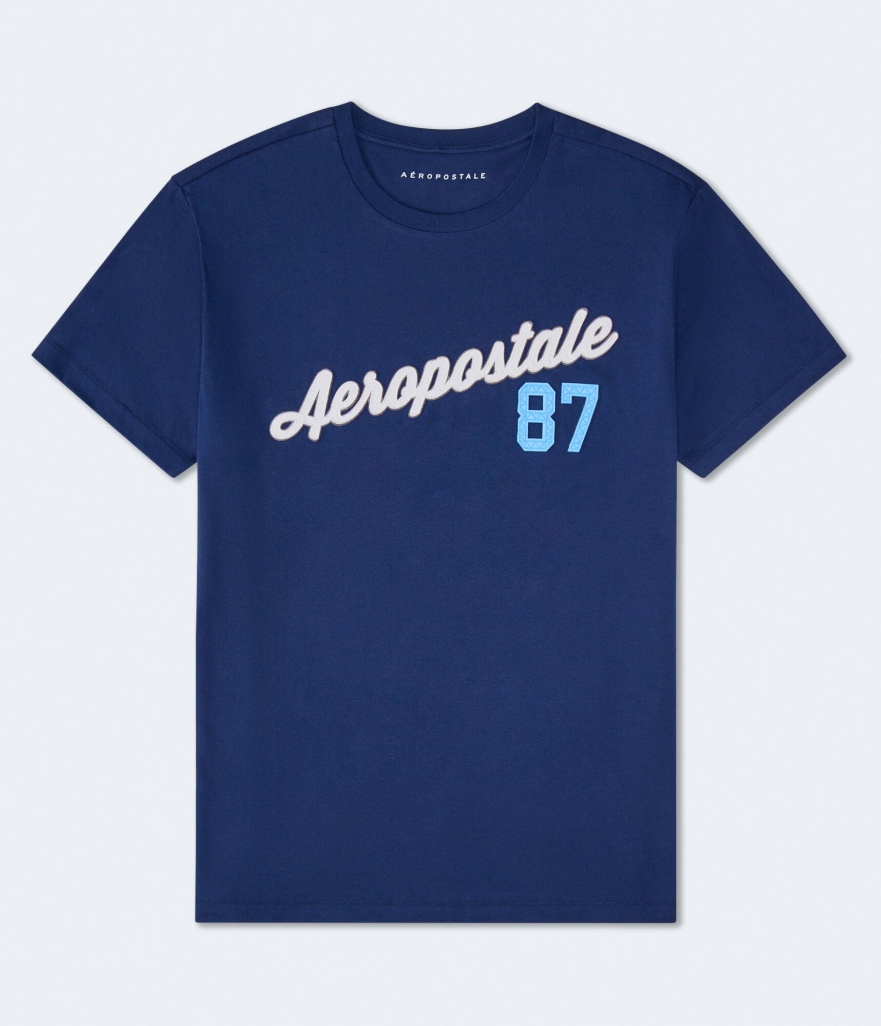 Aeropostale 87 Appliqué Graphic Tee
