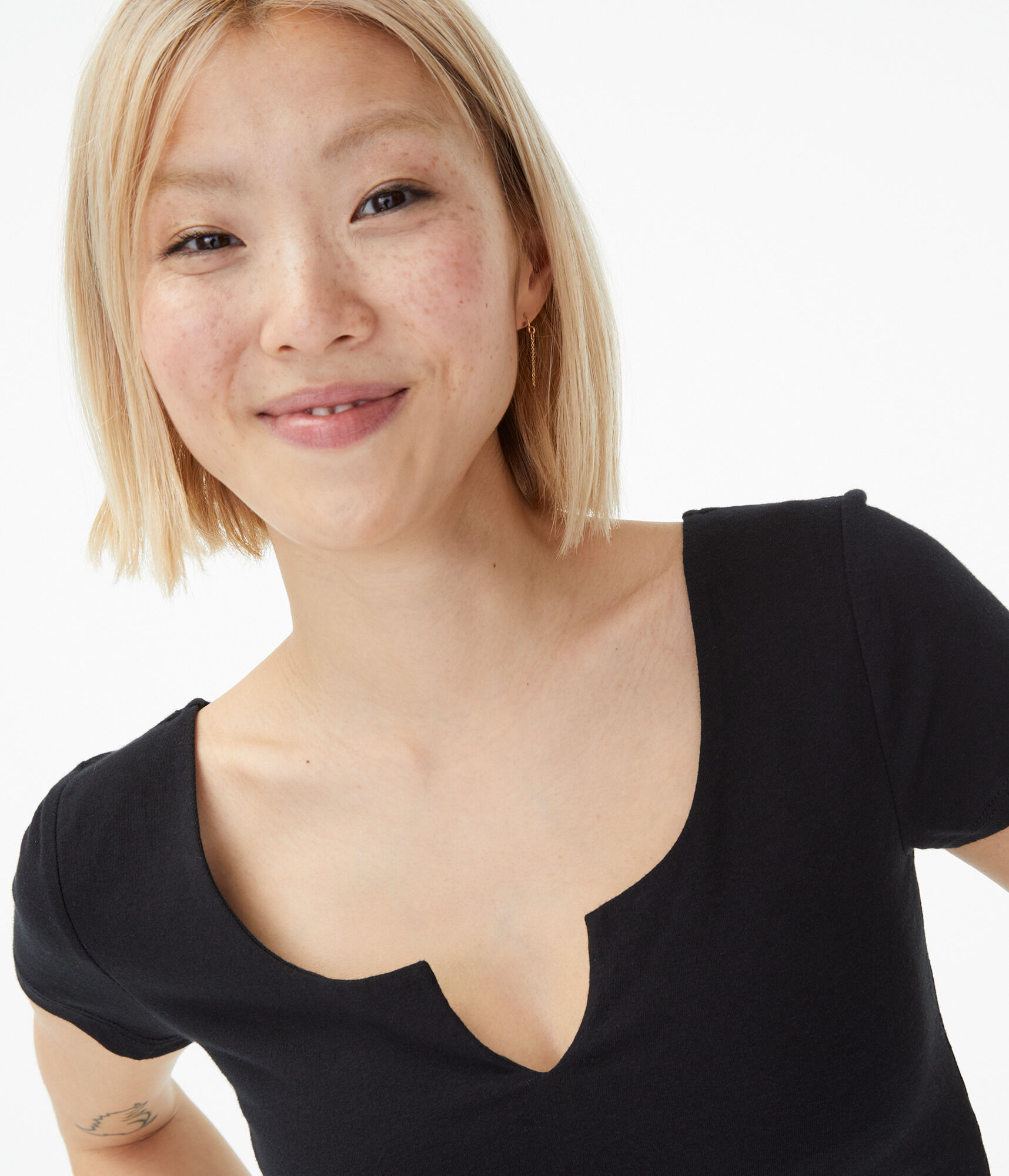 Seriously Soft Notch-Neck Baby Tee