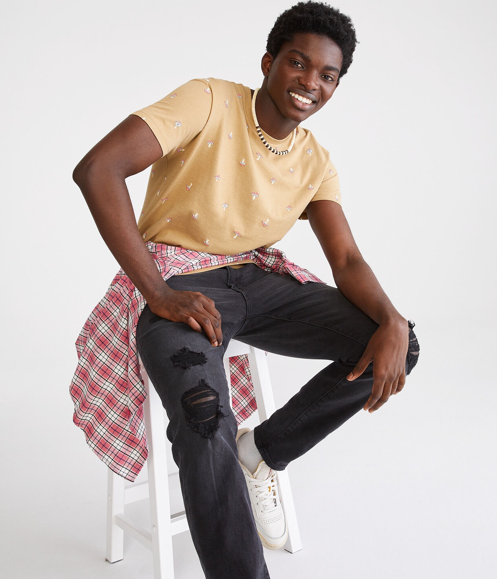 Allover Mushroom Graphic Tee