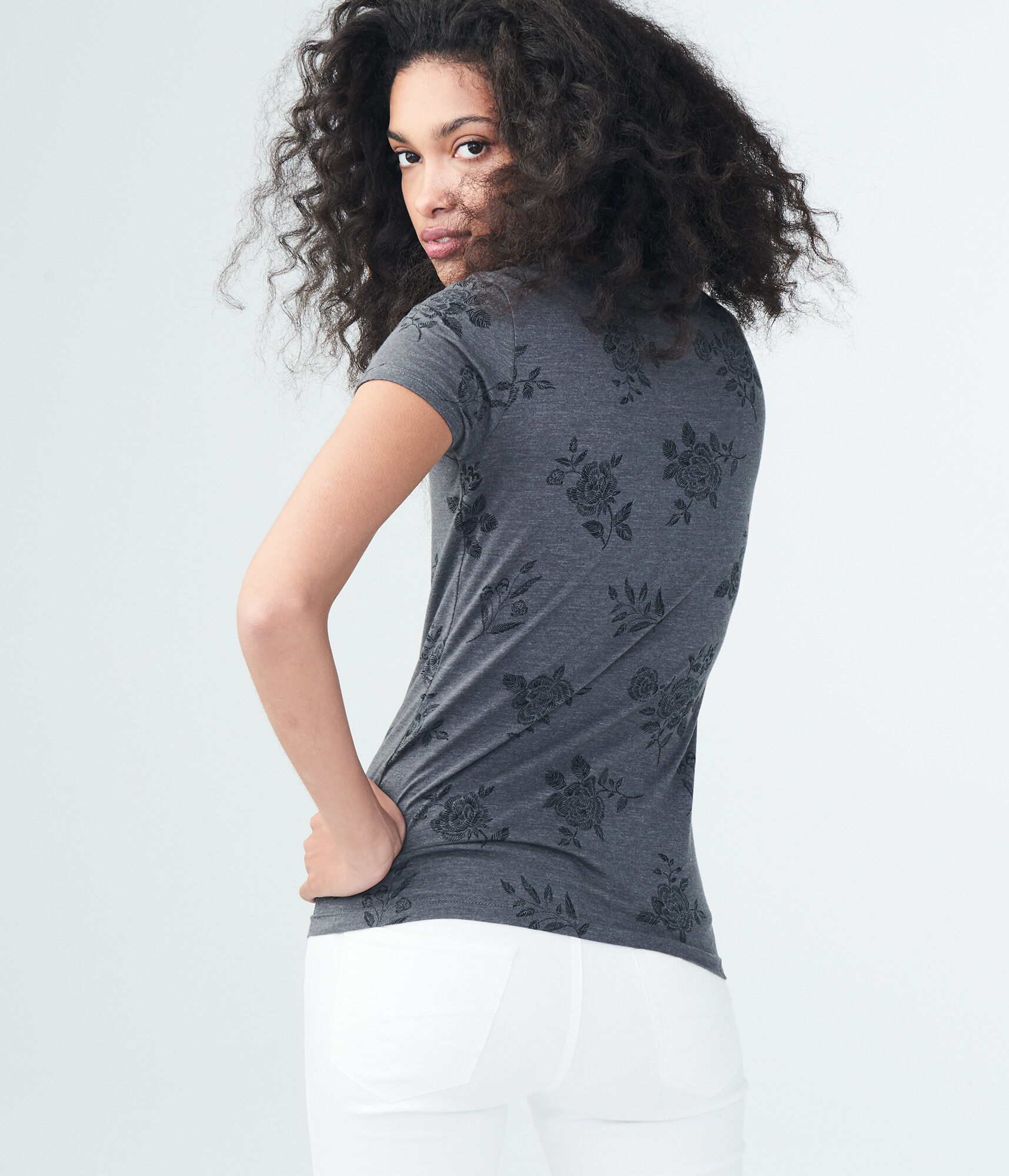 Aero Floral Graphic Tee