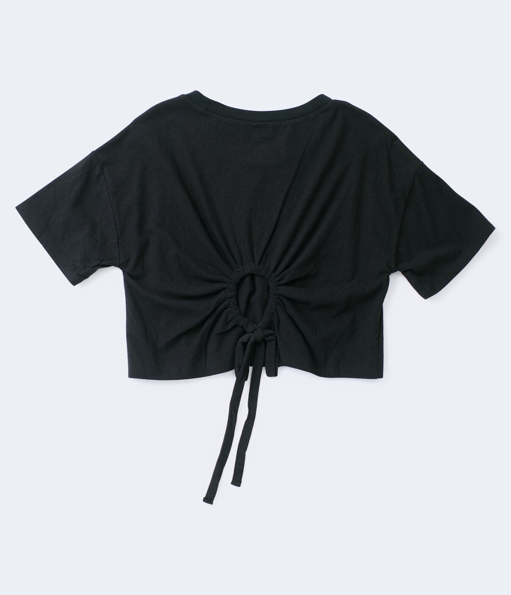 Cinched Back Keyhole Tee