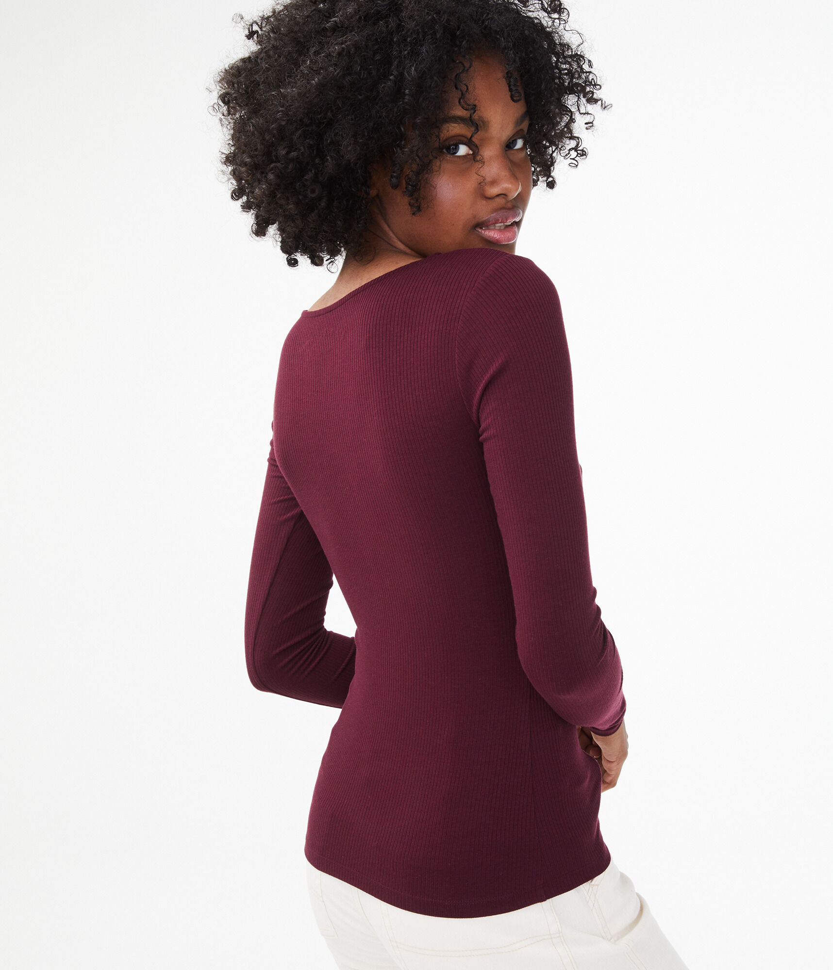 Long Sleeve Seriously Soft Cutout Bodycon Top