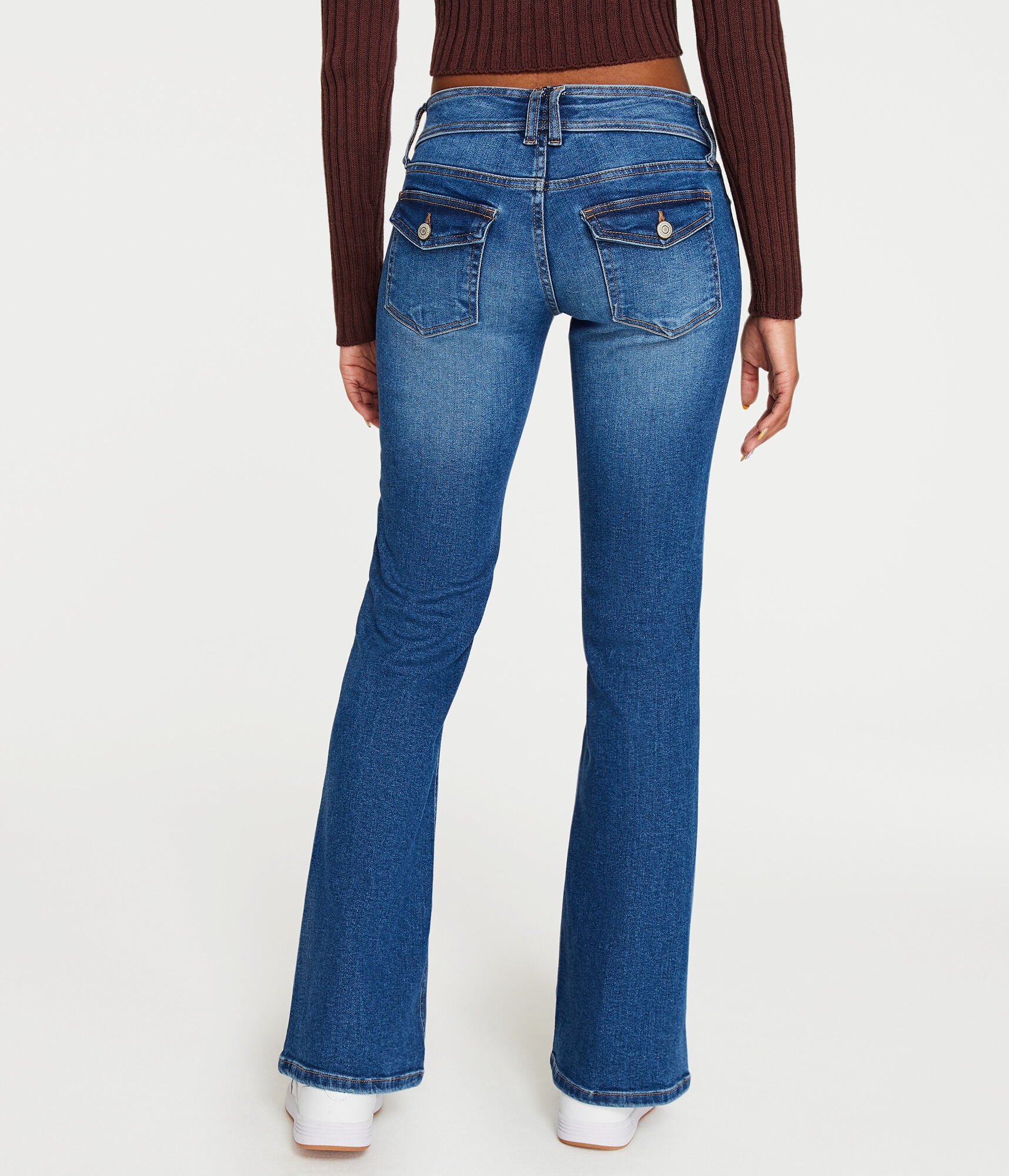 Low-Rise Flare Soft Flex Jean