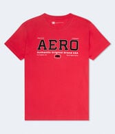 Aero Original Brand Flocked Graphic Tee