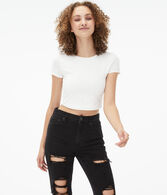 Seriously Soft Strappy Cropped Baby Tee