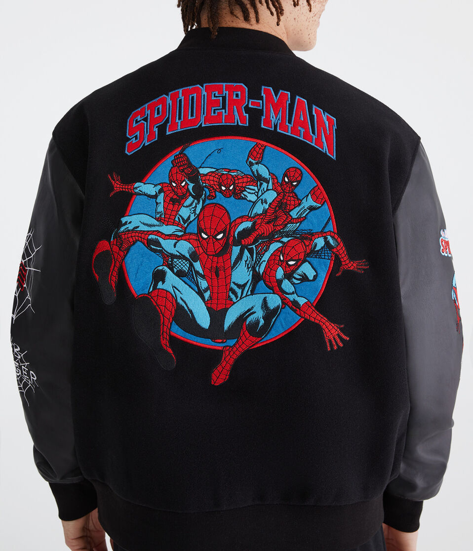 Marvel | Aero Spider-Man Varsity Bomber Jacket