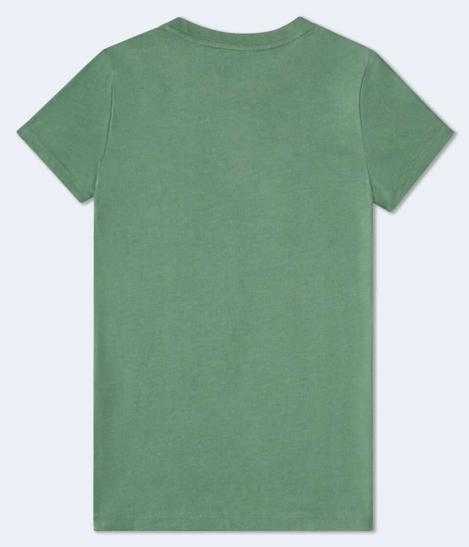 Aeropostale Script Rose Glitter Graphic Tee