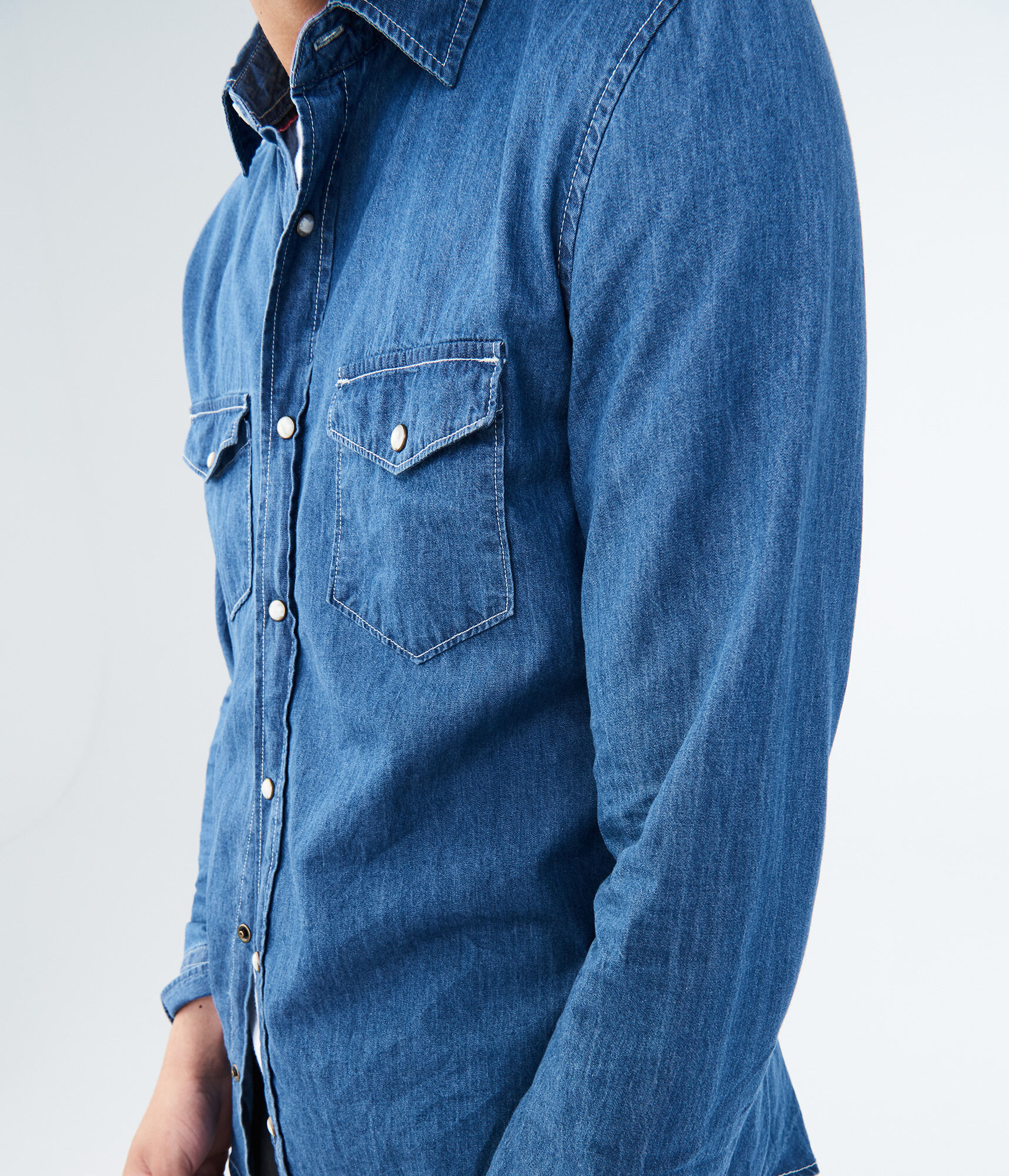 Aeropostale denim shirt clearance