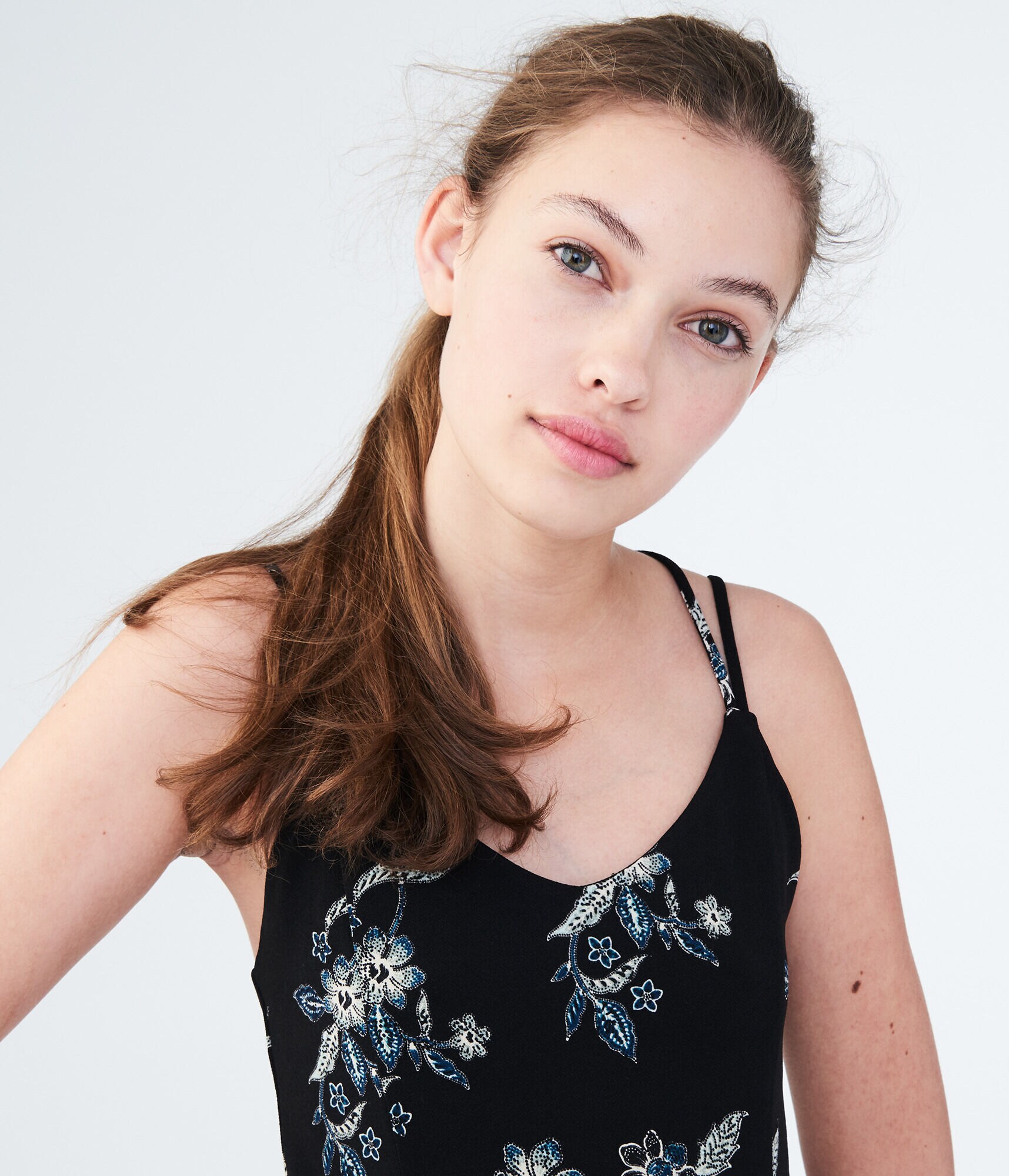 Floral Strappy Skater Dress